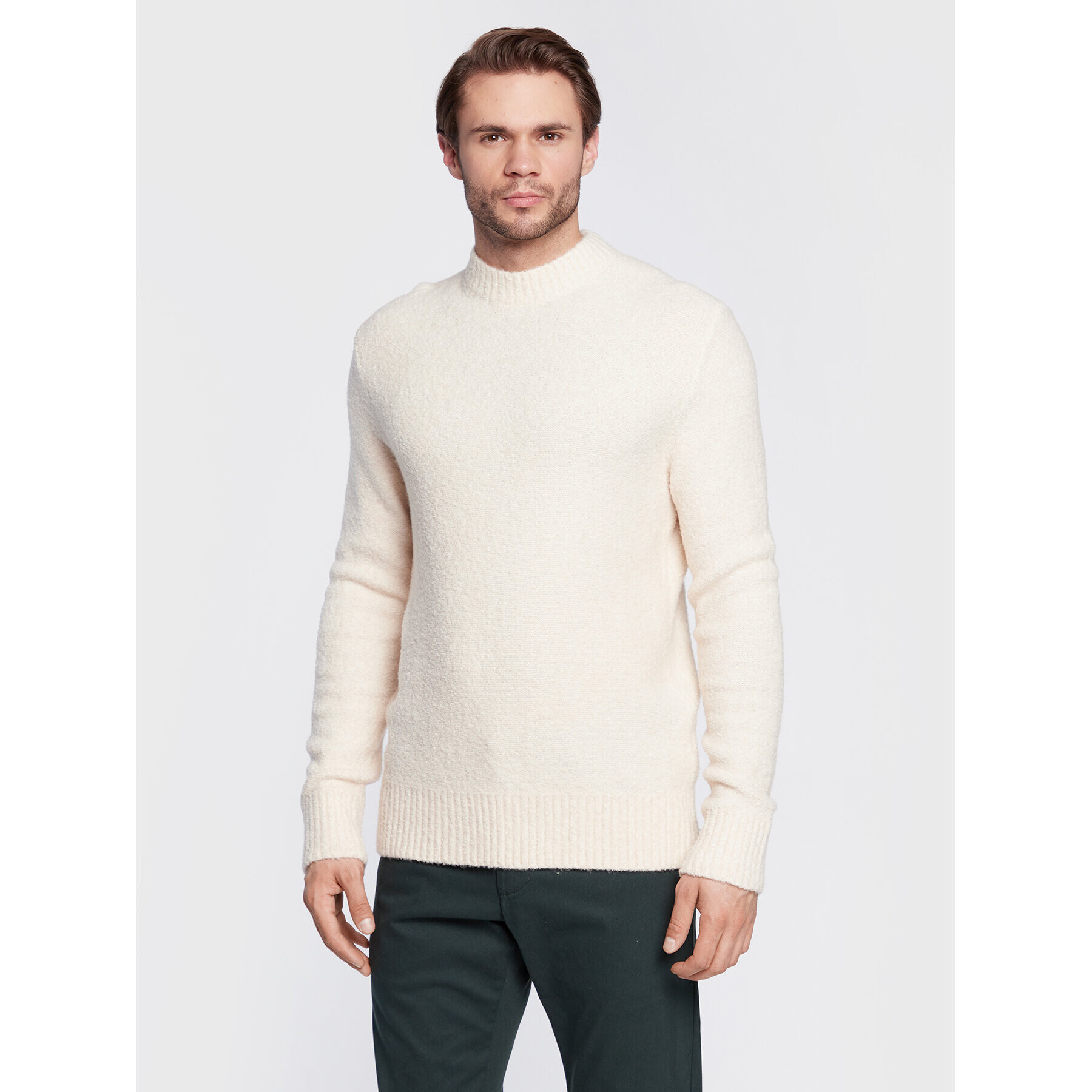 s.Oliver Sweater 2118069 Bézs Regular Fit - Pepit.hu