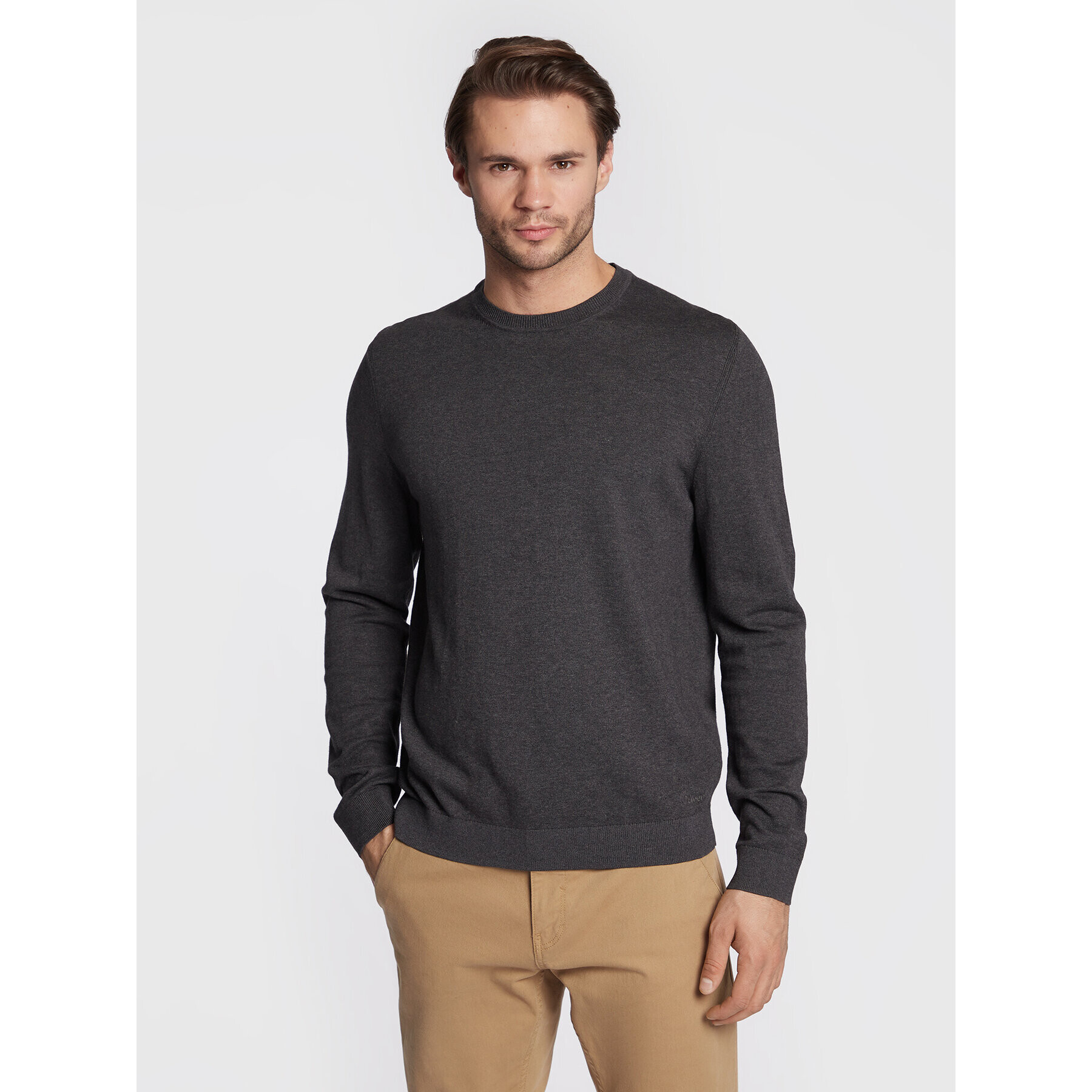 s.Oliver Sweater 2121351 Szürke Regular Fit - Pepit.hu