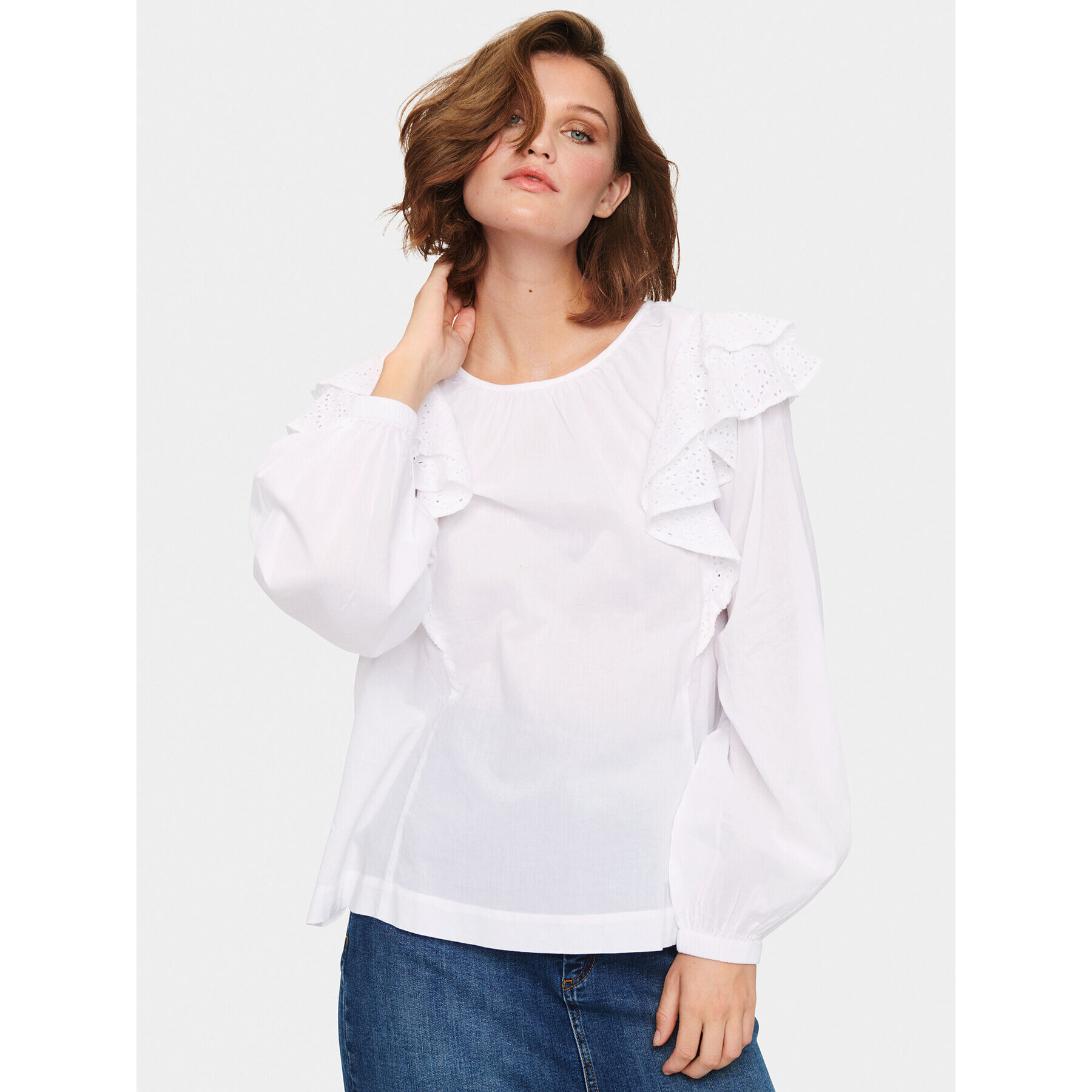 Saint Tropez Ing 30512340 Fehér Oversize - Pepit.hu