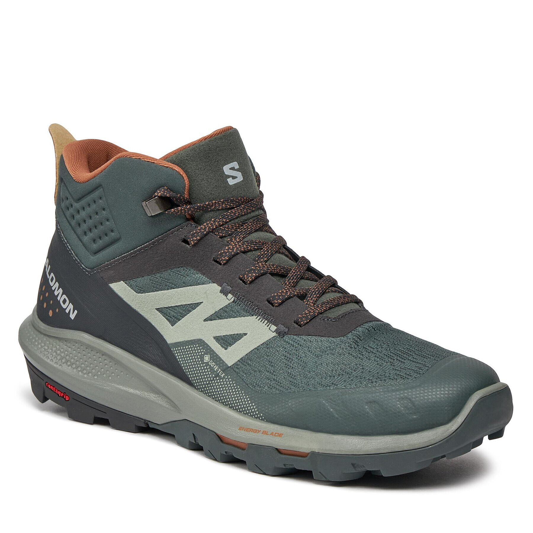 Salomon Bakancs Outpulse Mid GORE-TEX L47297600 Zöld - Pepit.hu