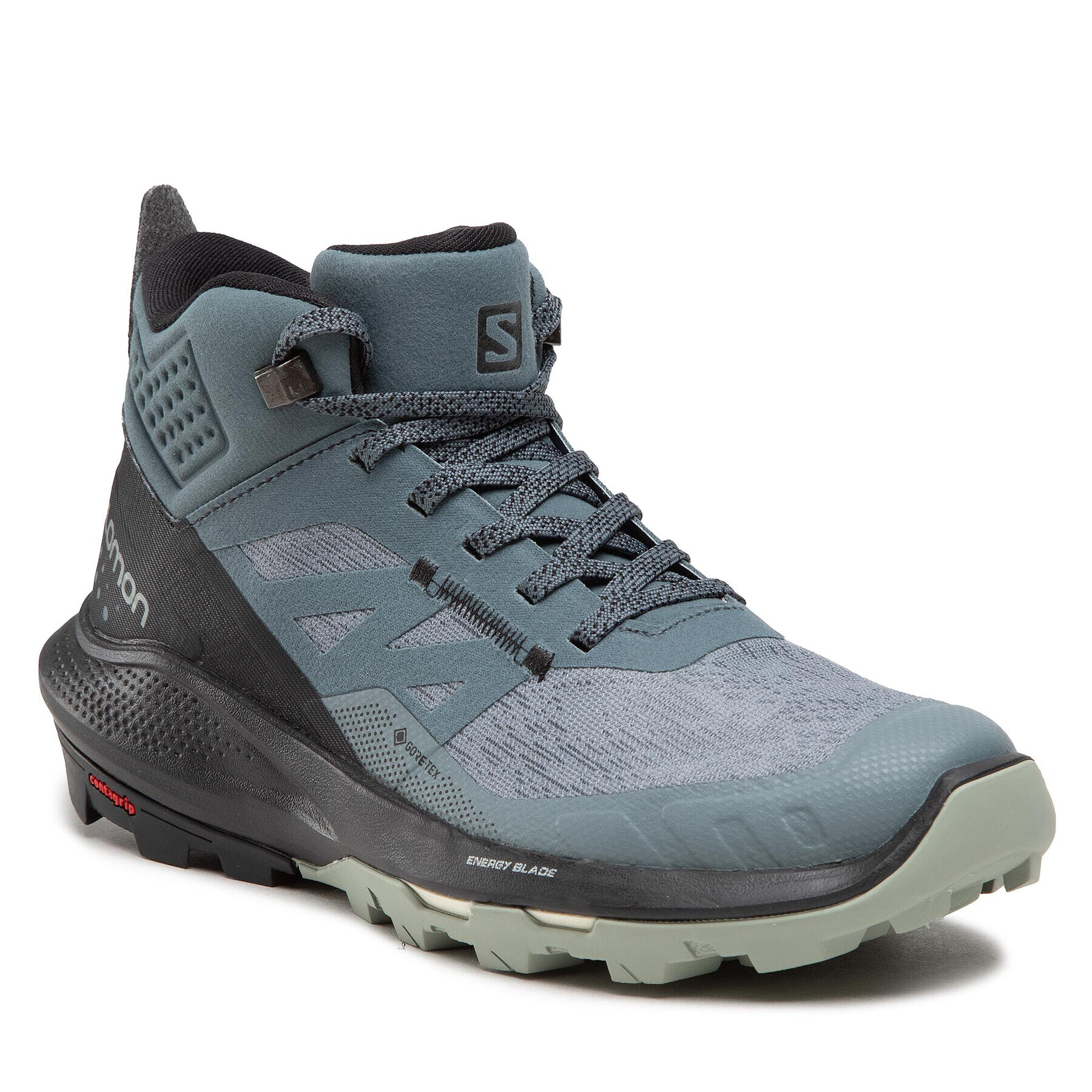 Salomon Bakancs Outpulse Mid Gtx W GORE-TEX 415937 20 V0 Kék - Pepit.hu