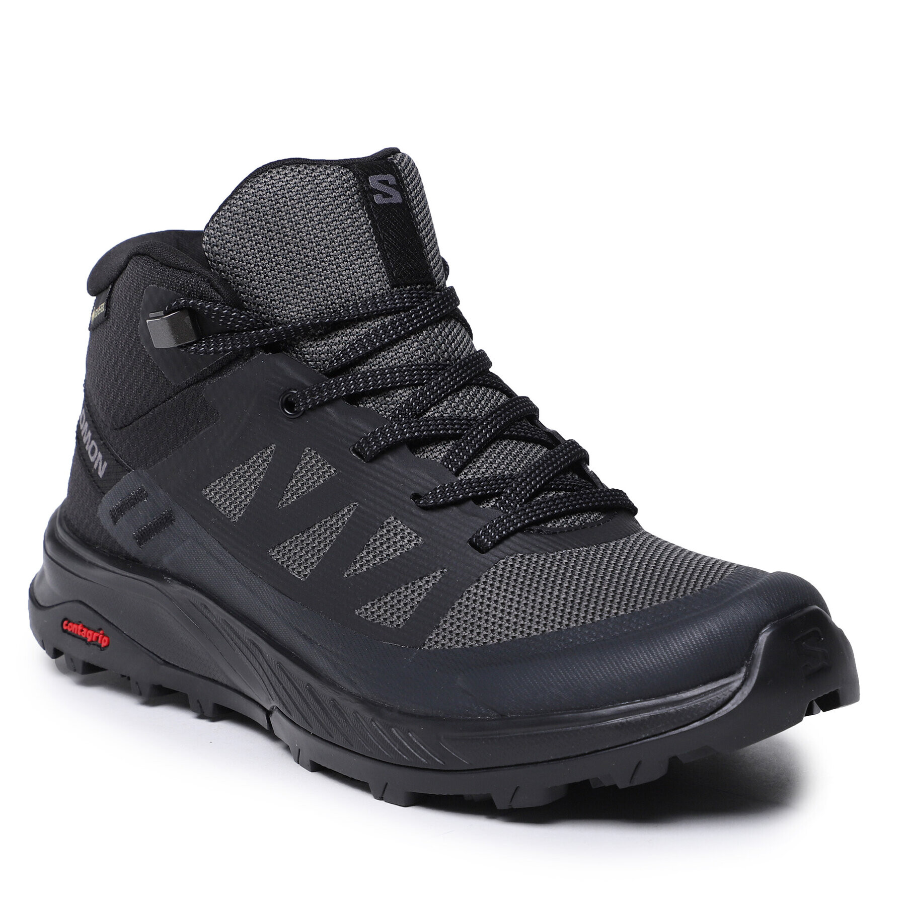 Salomon Bakancs Outrise Mid Gtx W L47160500 Fekete - Pepit.hu