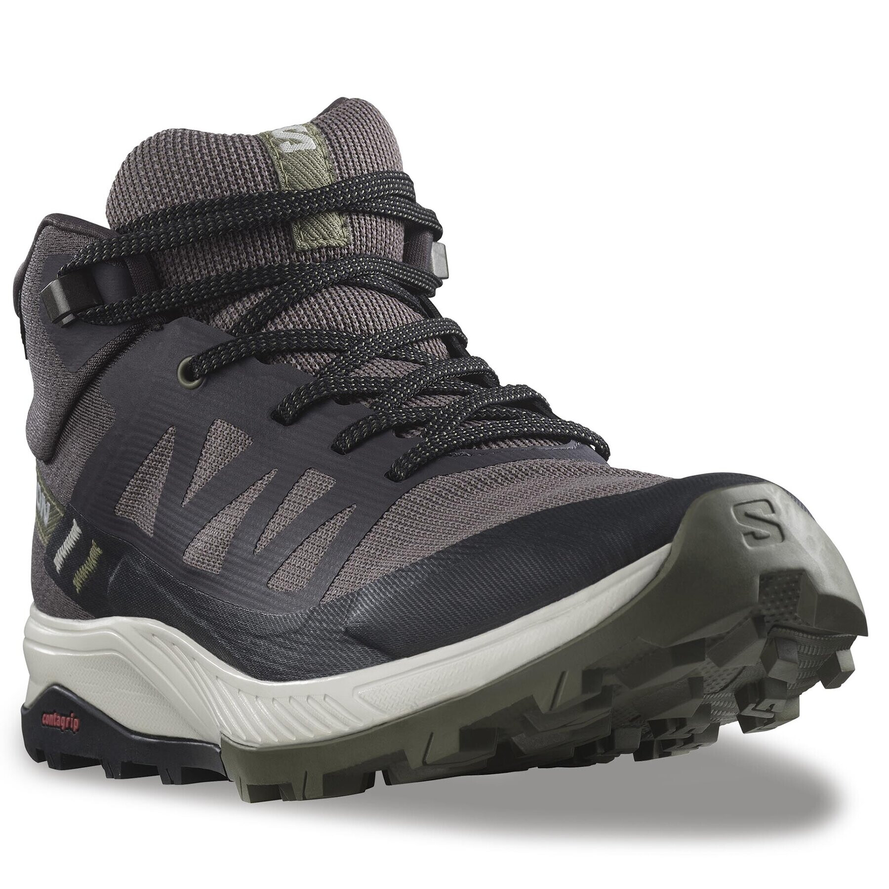 Salomon Bakancs Outrise Mid Gtx W GORE-TEX L47160700 Fekete - Pepit.hu