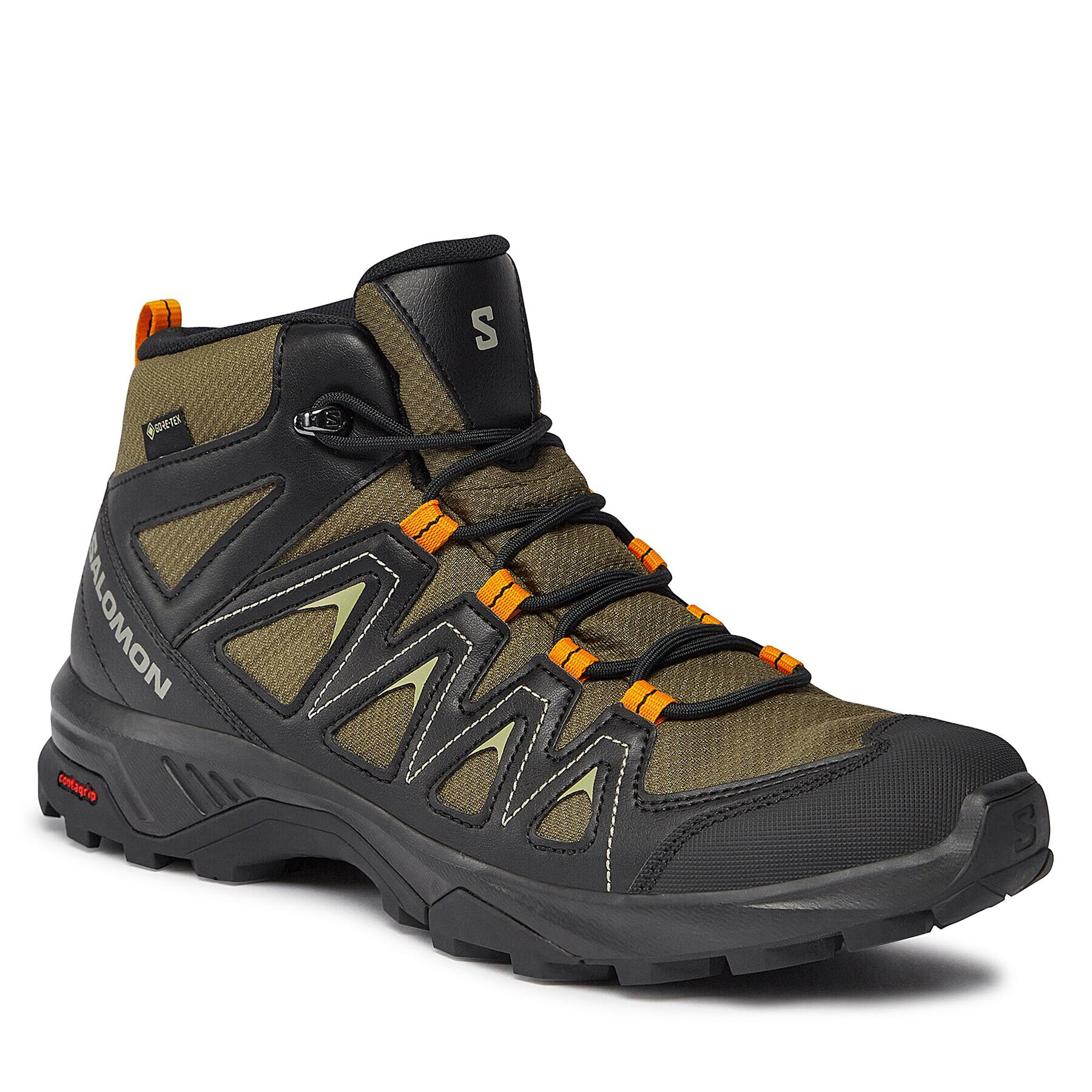 Salomon Bakancs X Braze Mid GORE-TEX L47181000 Zöld - Pepit.hu