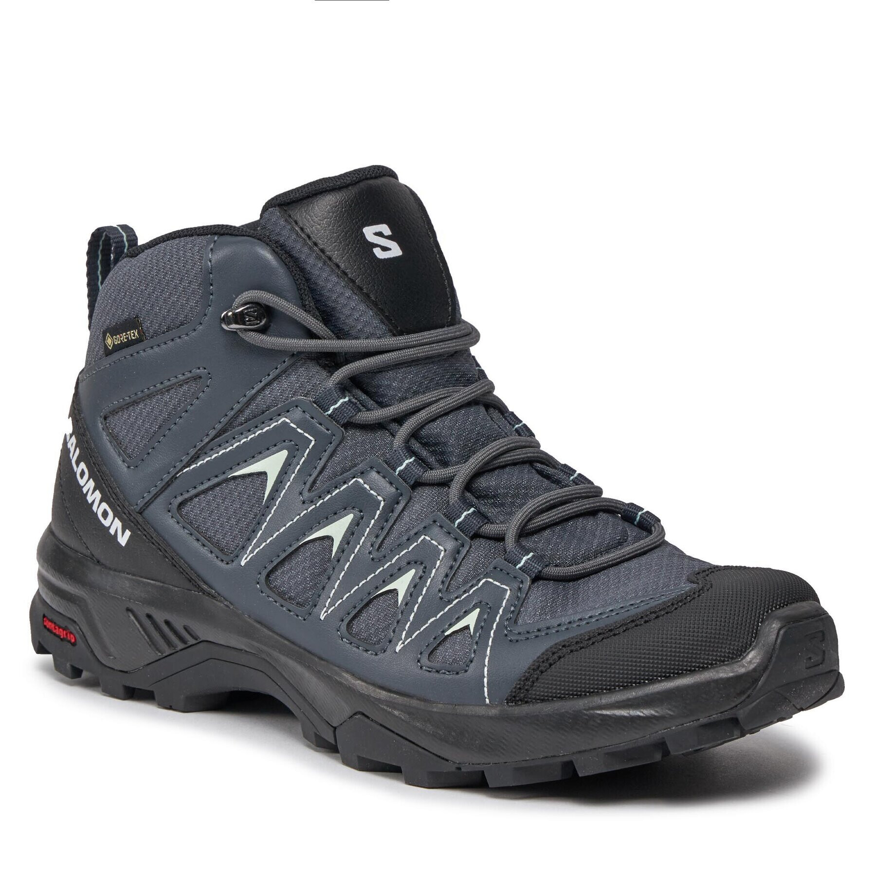 Salomon Bakancs X Braze Mid GORE-TEX L47181100 Fekete - Pepit.hu