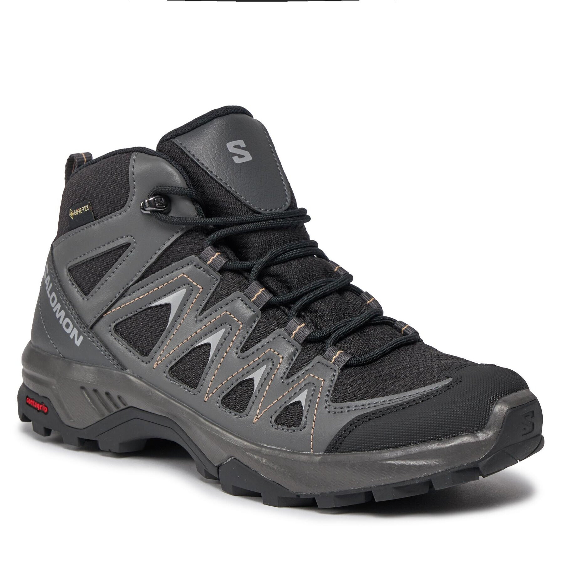 Salomon Bakancs X Braze Mid GORE-TEX L47181200 Fekete - Pepit.hu