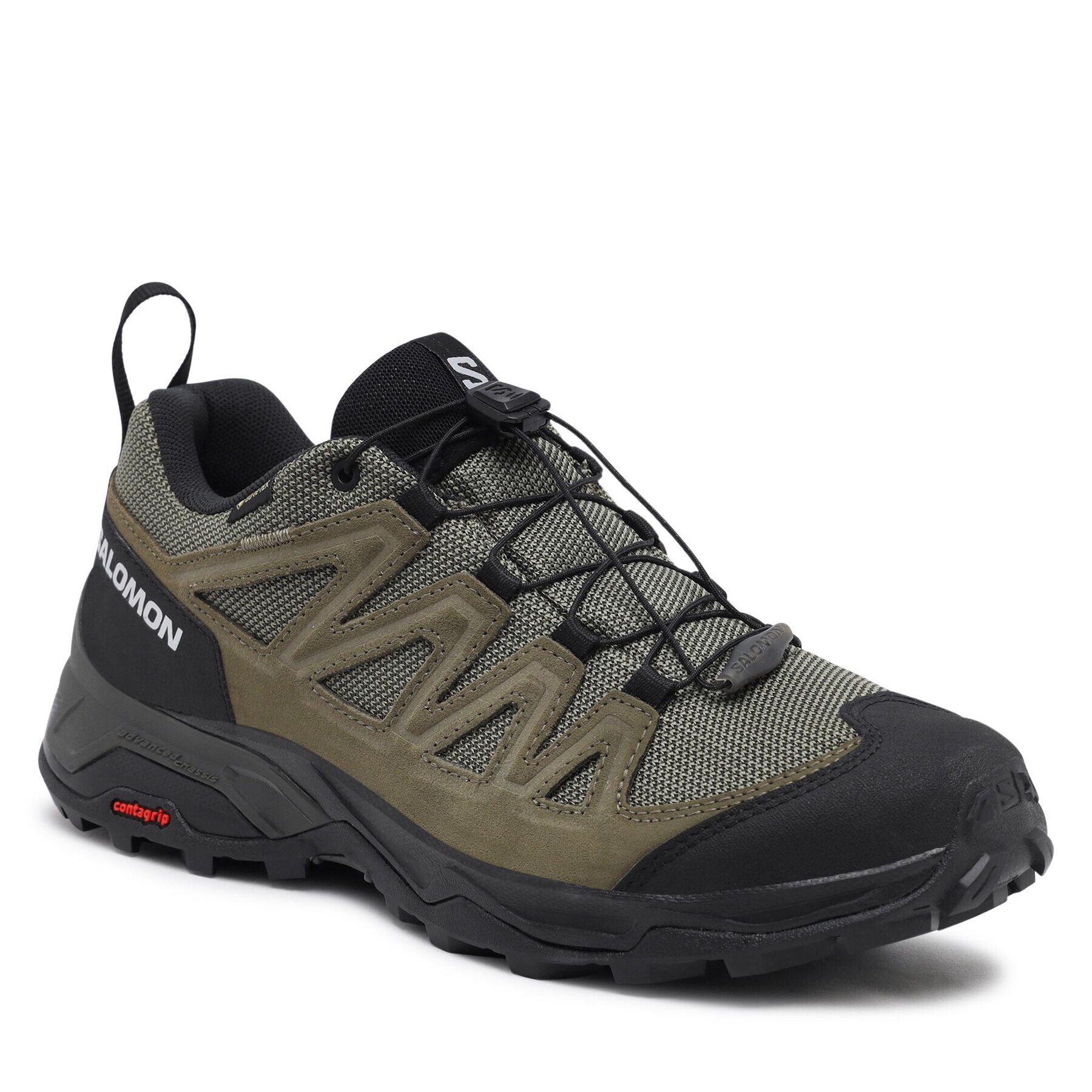 Salomon Bakancs X Ward Leather GORE-TEX L47182200 Fekete - Pepit.hu