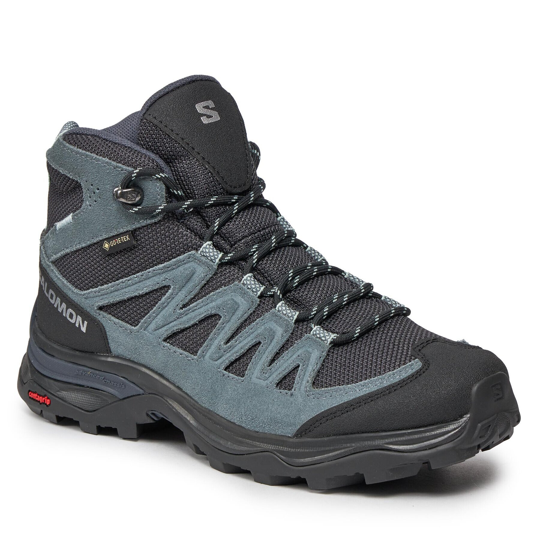 Salomon Bakancs X Ward Leather Mid GORE-TEX L47182000 Kék - Pepit.hu