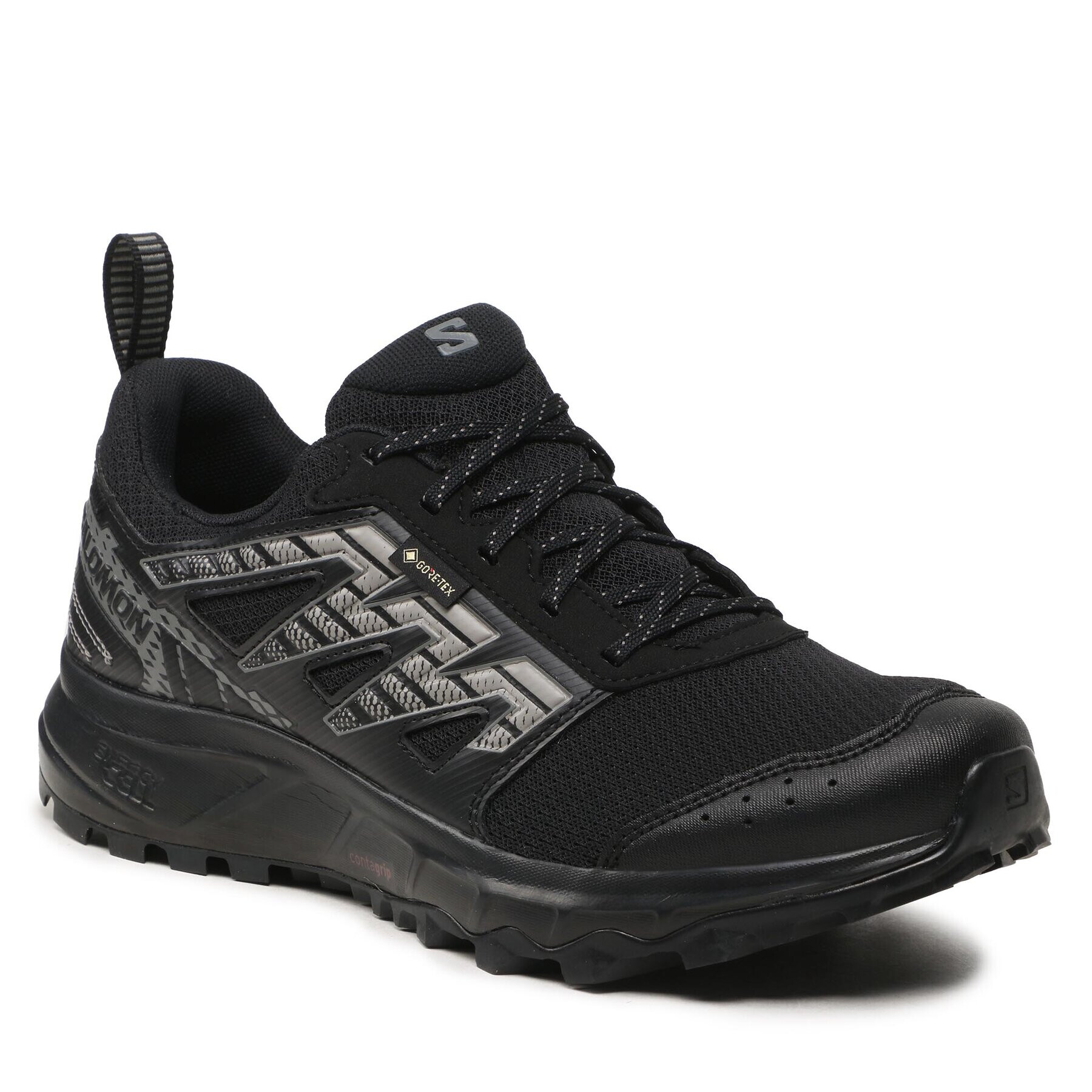 Salomon Bakancs Wander Gore-Tex L47148400 Fekete - Pepit.hu