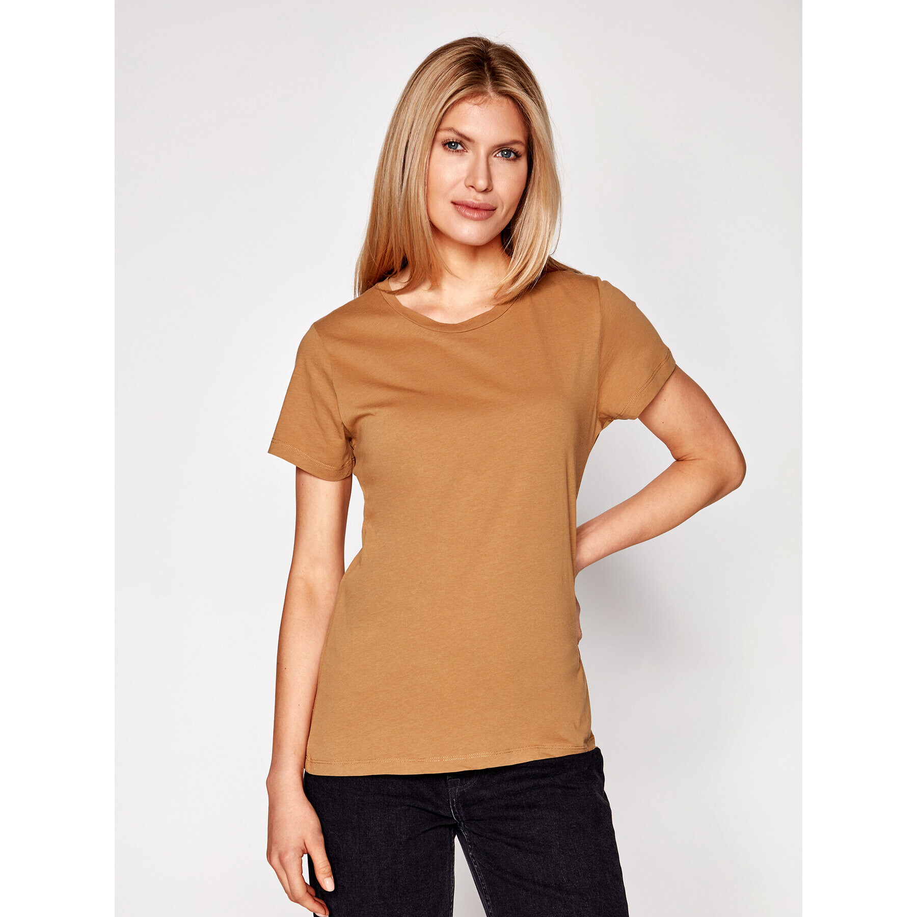 Samsøe Samsøe Póló Solly Tee Solid 205 F00012050 Barna Regular Fit - Pepit.hu