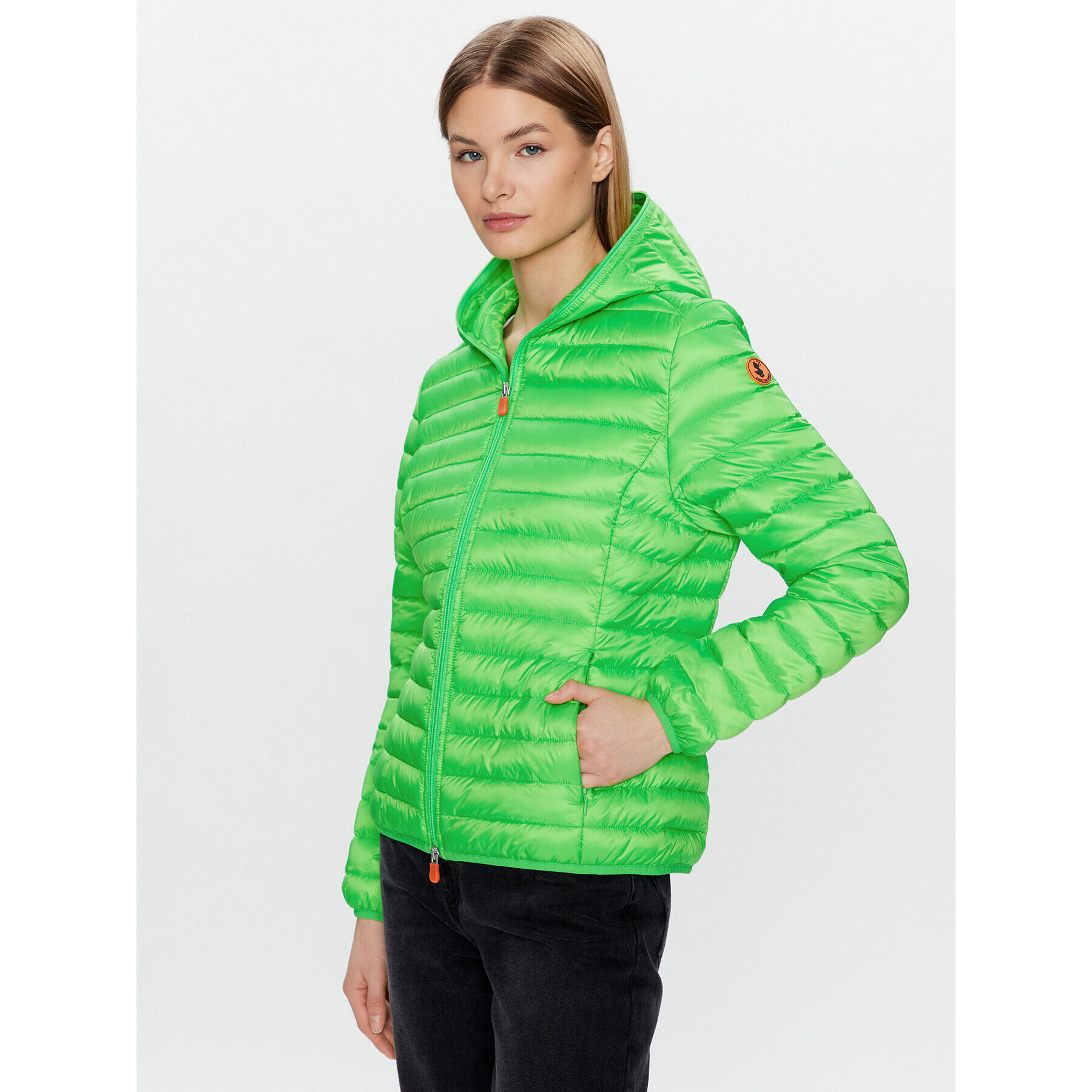 Save The Duck Pehelykabát D33620W FLUO16 Zöld Regular Fit - Pepit.hu