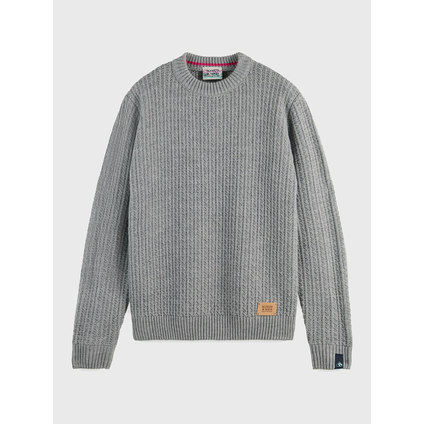 Scotch & Soda Sweater 172774 Szürke Relaxed Fit - Pepit.hu