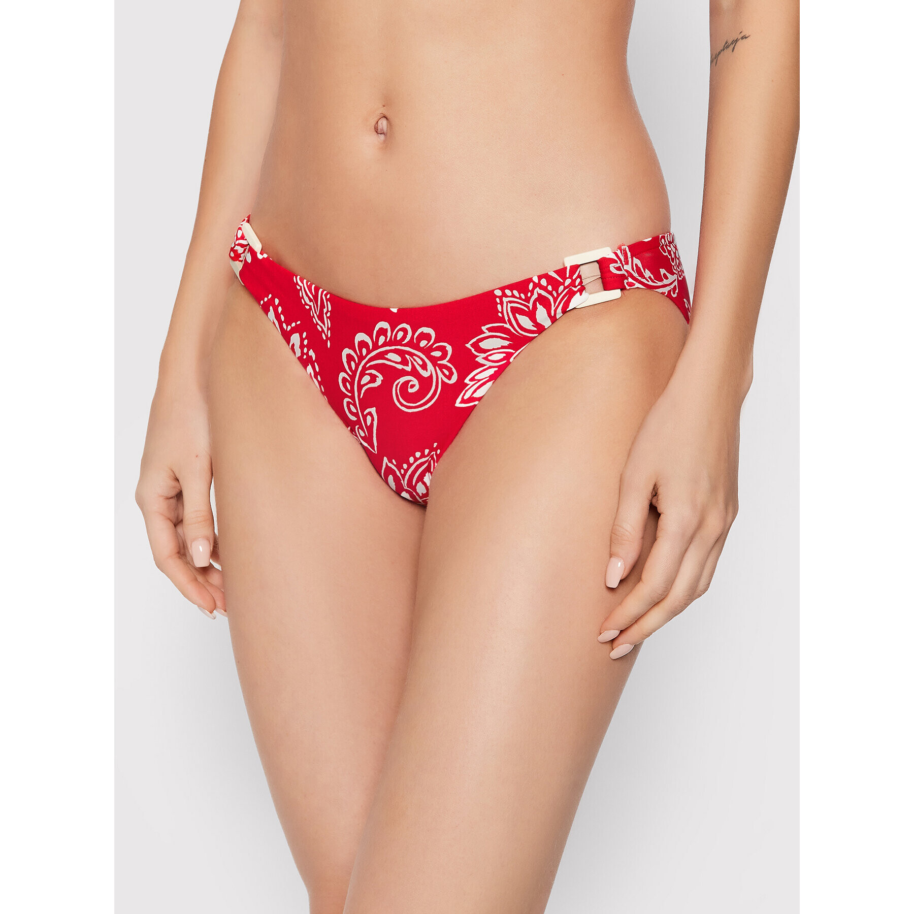 Seafolly Bikini alsó Folklore 40667-933 Piros - Pepit.hu