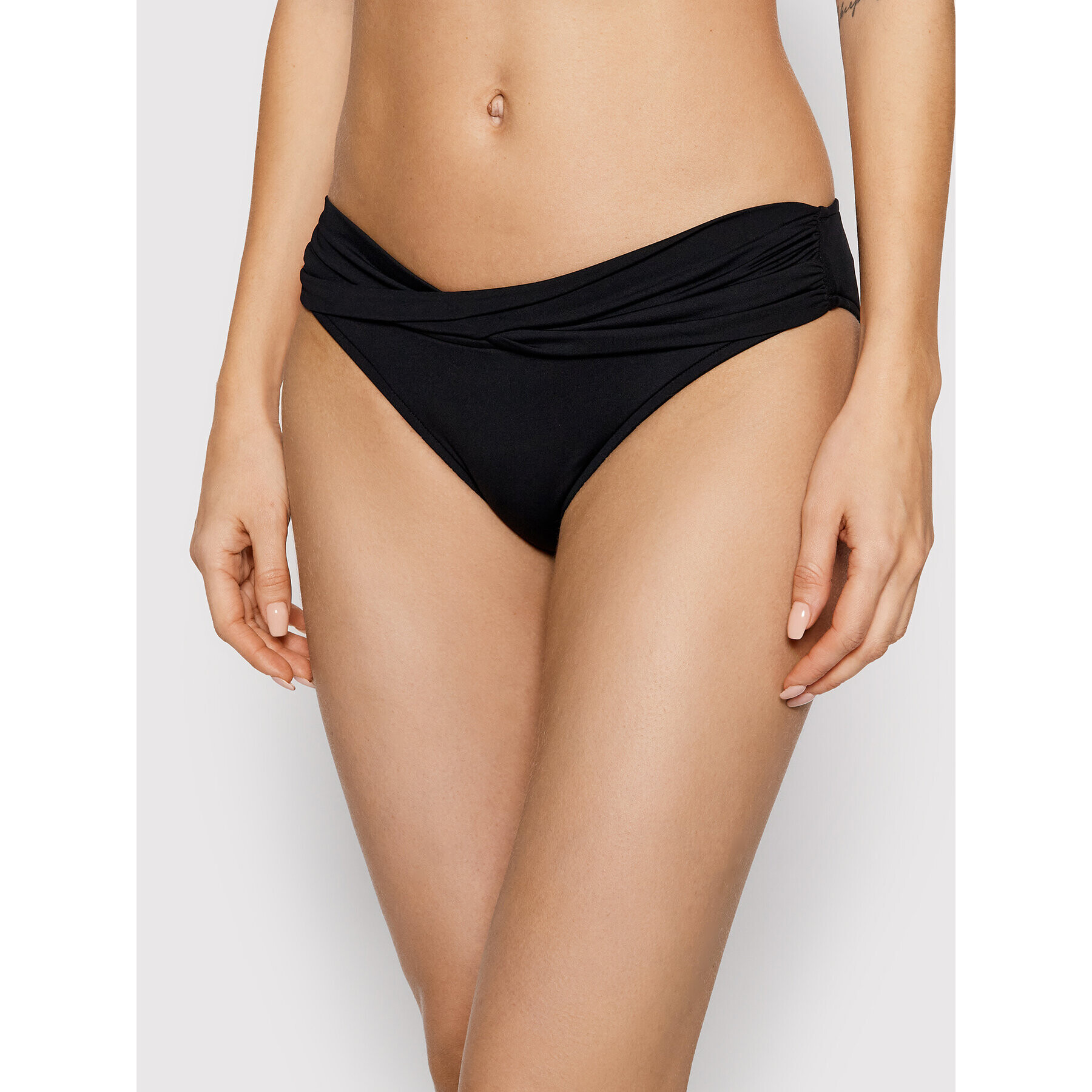 Seafolly Bikini alsó Twist Band 44320-942 Fekete - Pepit.hu