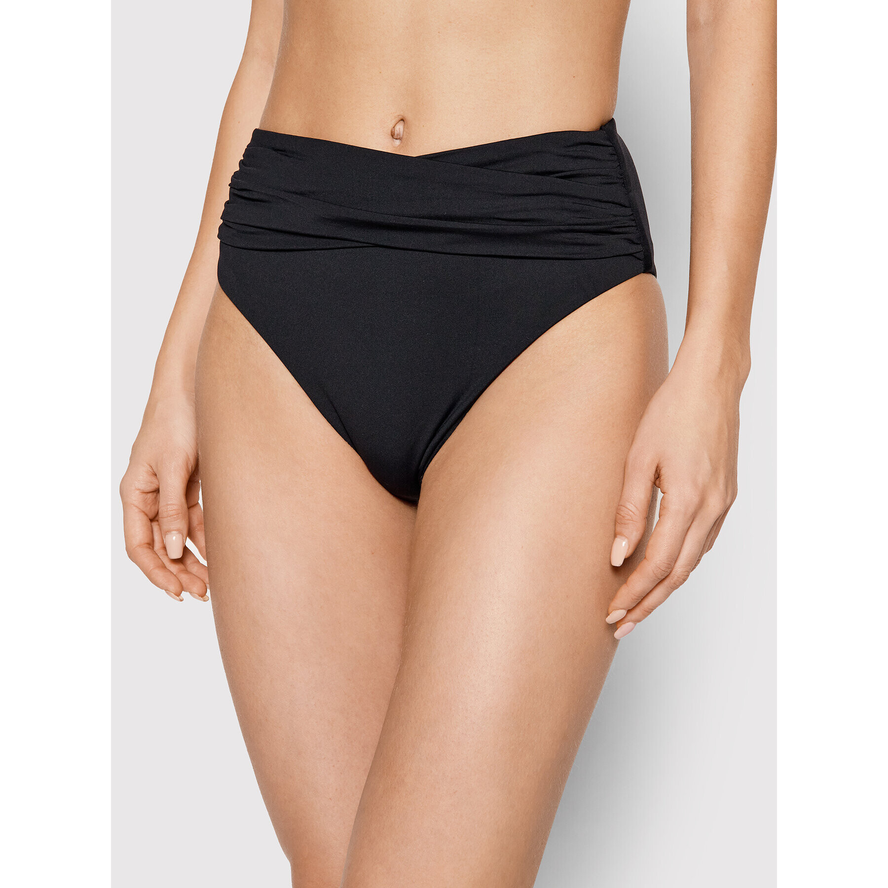 Seafolly Bikini alsó Wrap Front 40643-942 Fekete - Pepit.hu