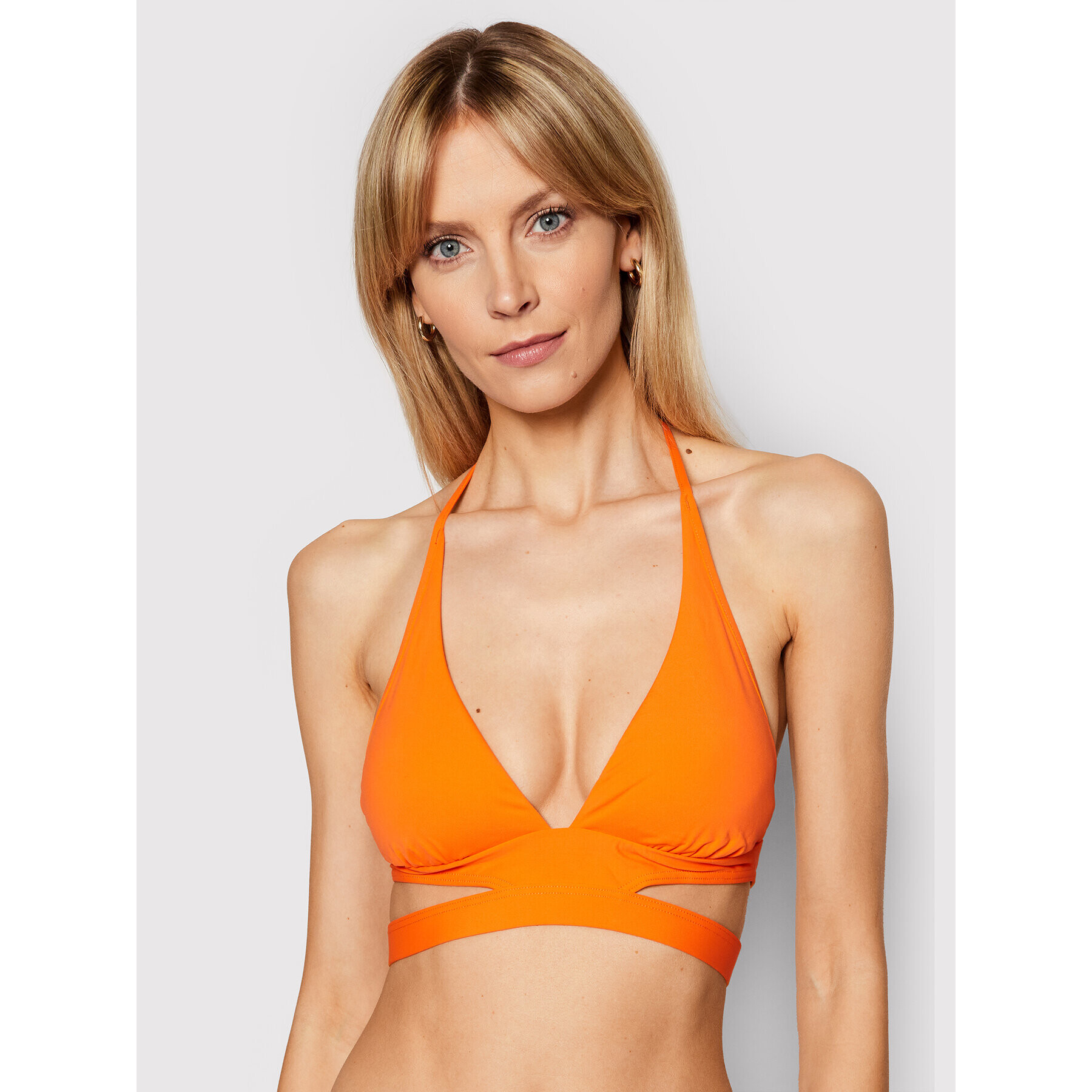 Seafolly Bikini felső Active Halter 30645-058 Narancssárga - Pepit.hu