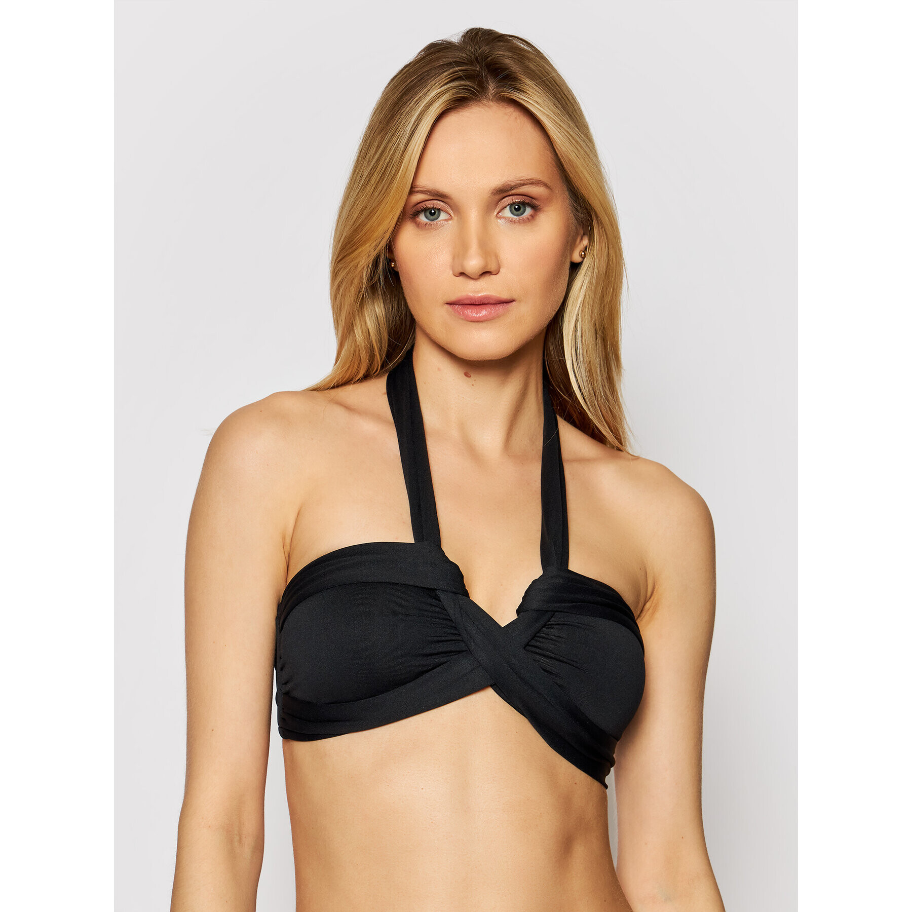 Seafolly Bikini felső Bandeau S3816-065 Fekete - Pepit.hu