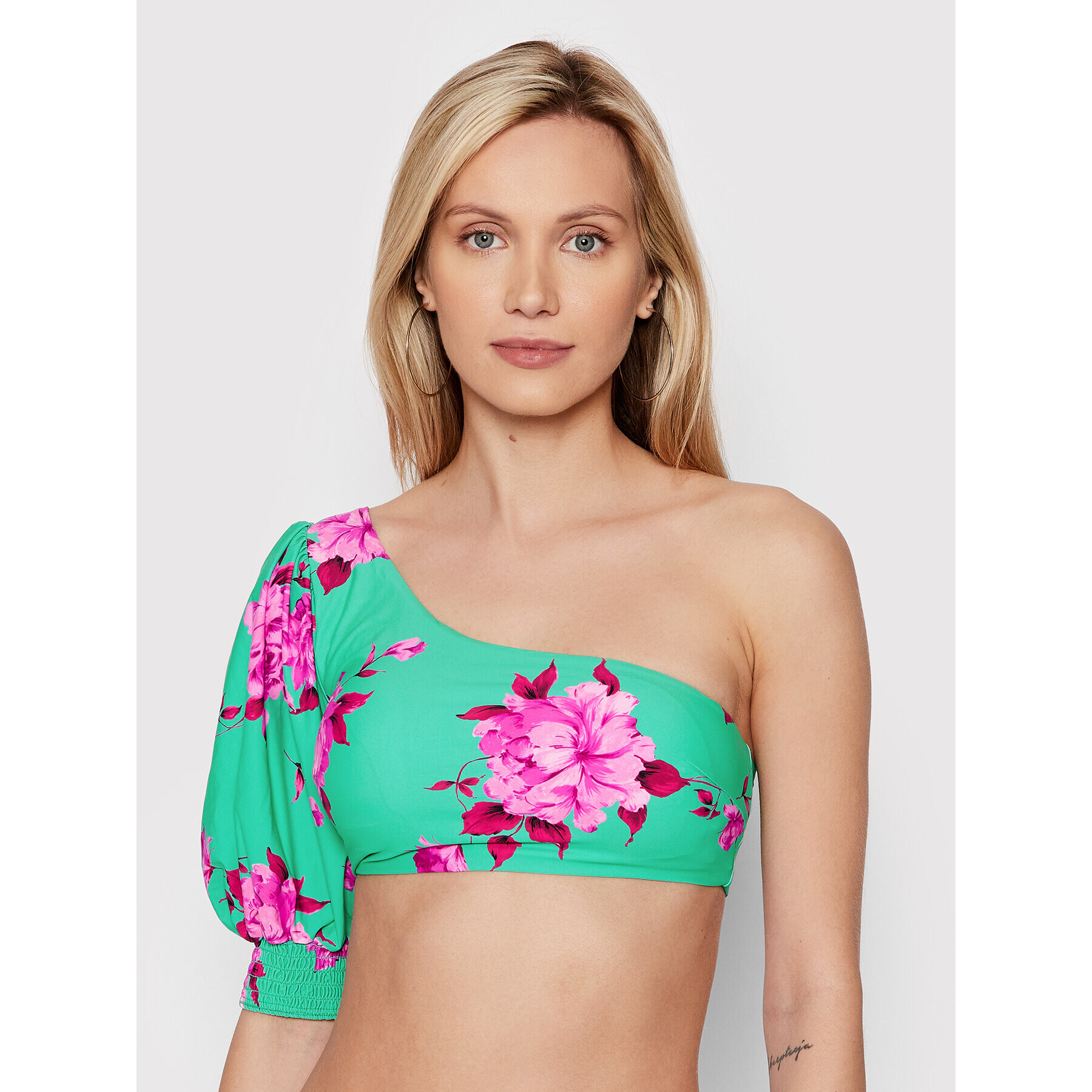 Seafolly Bikini felső Full Bloom 31373-932 Zöld - Pepit.hu