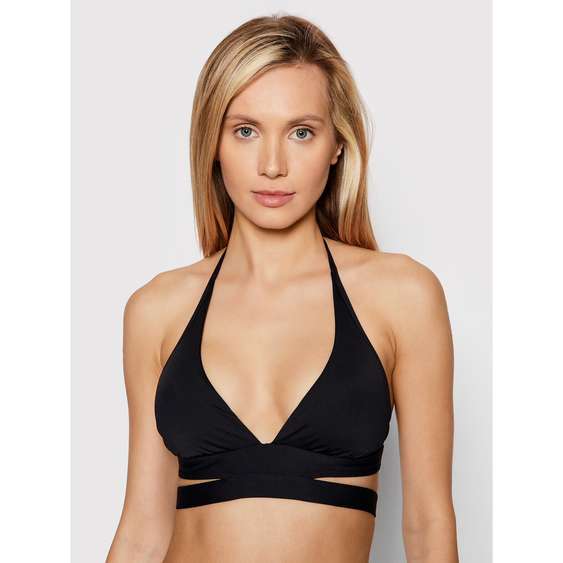 Seafolly Bikini felső Halter 30645-942 Fekete - Pepit.hu