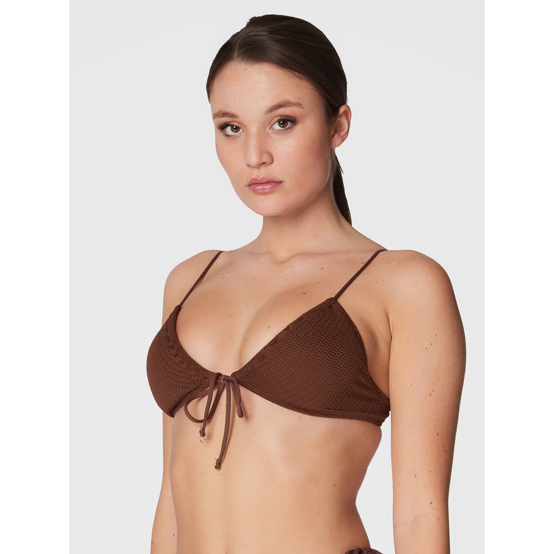 Seafolly Bikini felső Sea Dive 31393-861 Barna - Pepit.hu