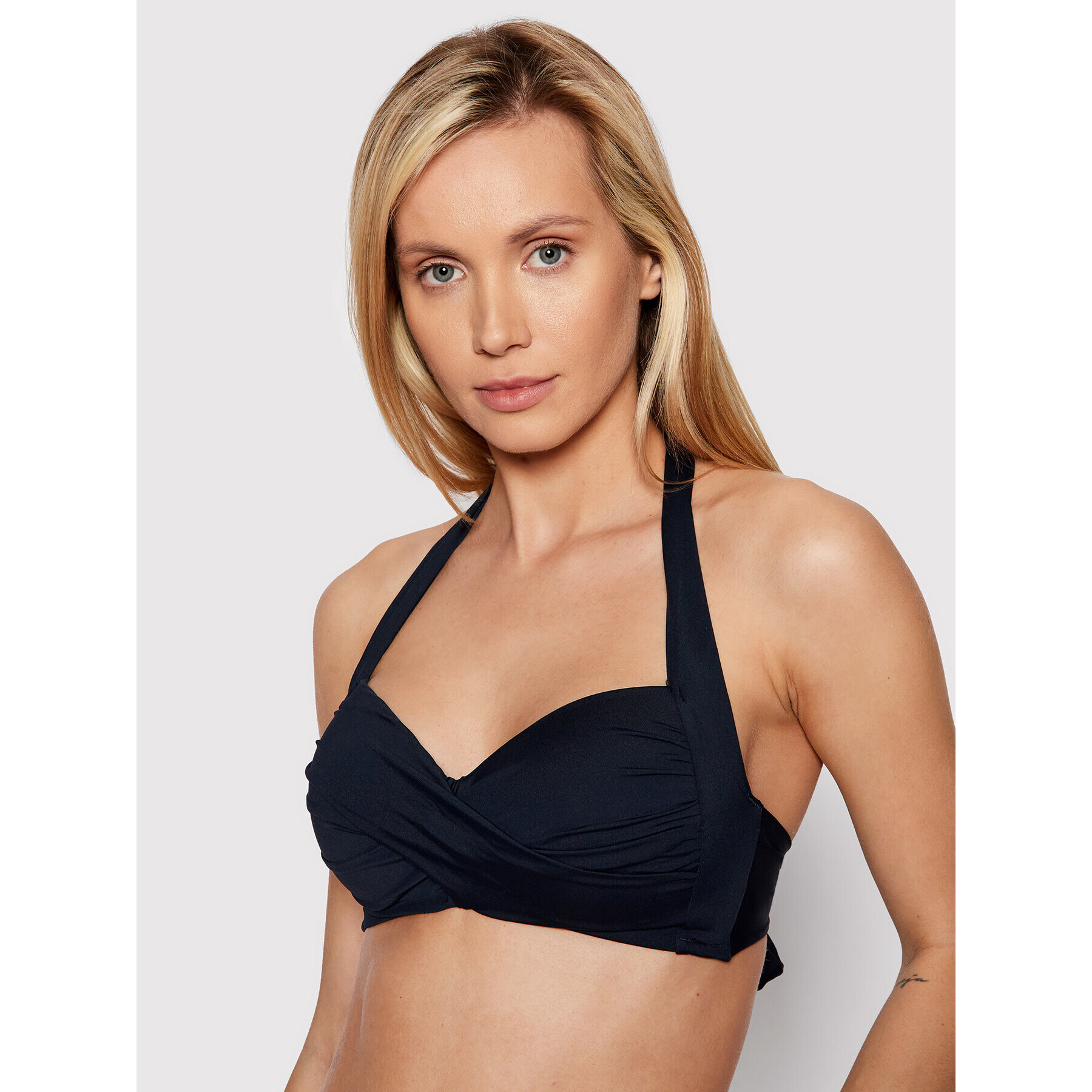 Seafolly Bikini felső Twist Soft 30806-942 Sötétkék - Pepit.hu