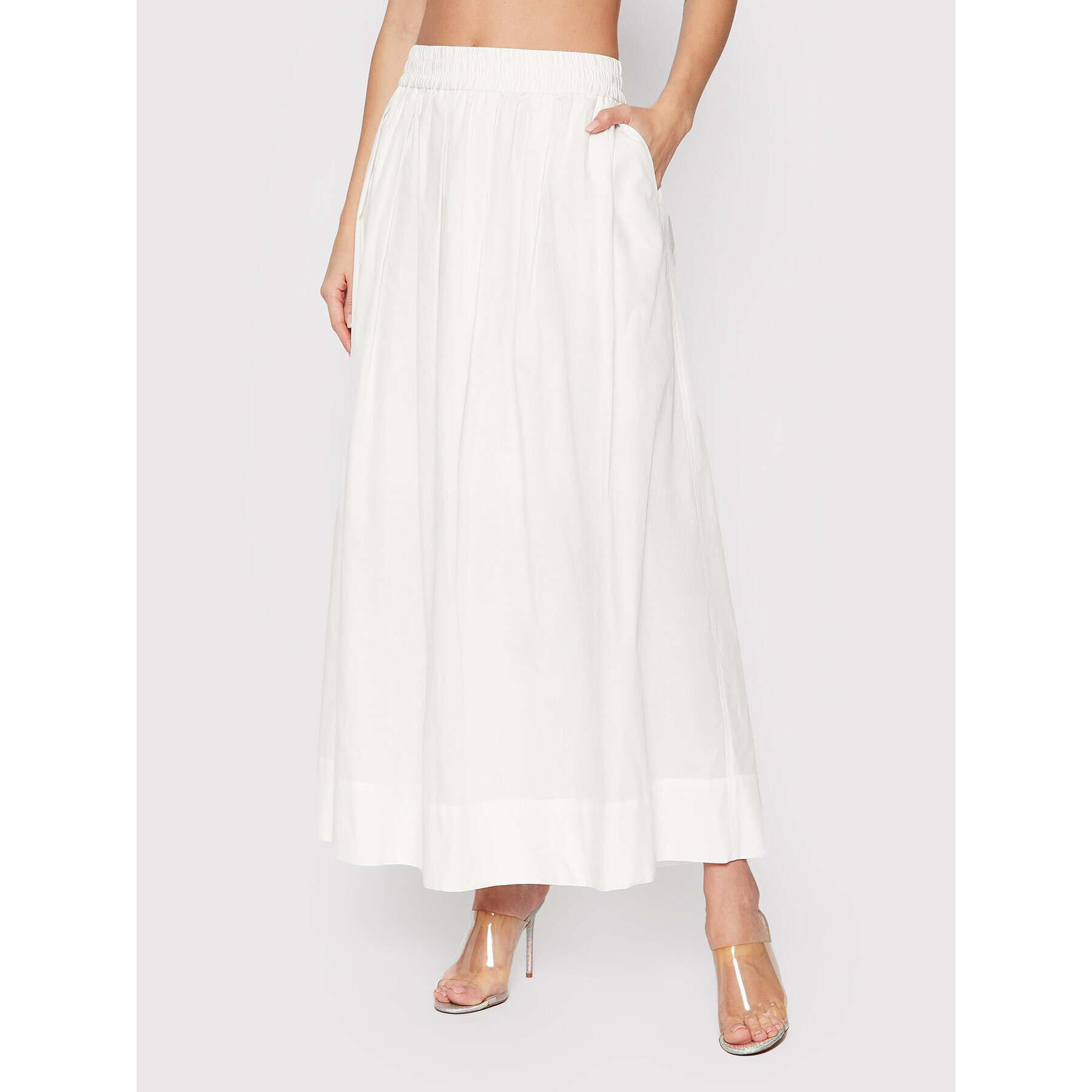 Seafolly Maxi szoknya Sunday 54600-SK Fehér Relaxed Fit - Pepit.hu