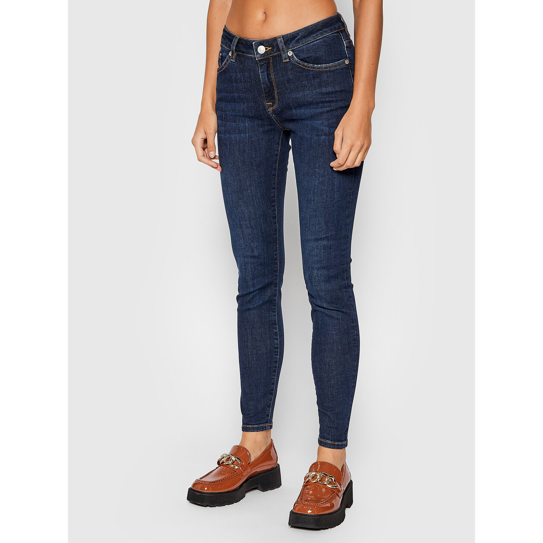 Selected Femme Farmer 16064386 Sötétkék Skinny Fit - Pepit.hu