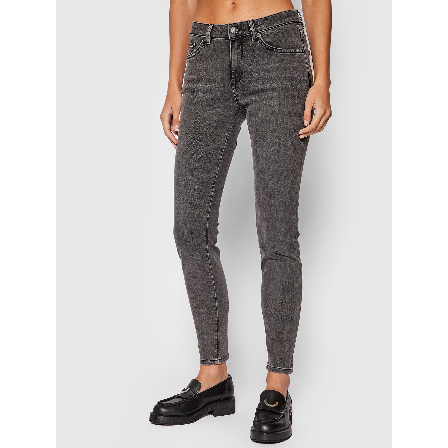 Selected Femme Farmer 16066492 Szürke Skinny Fit - Pepit.hu