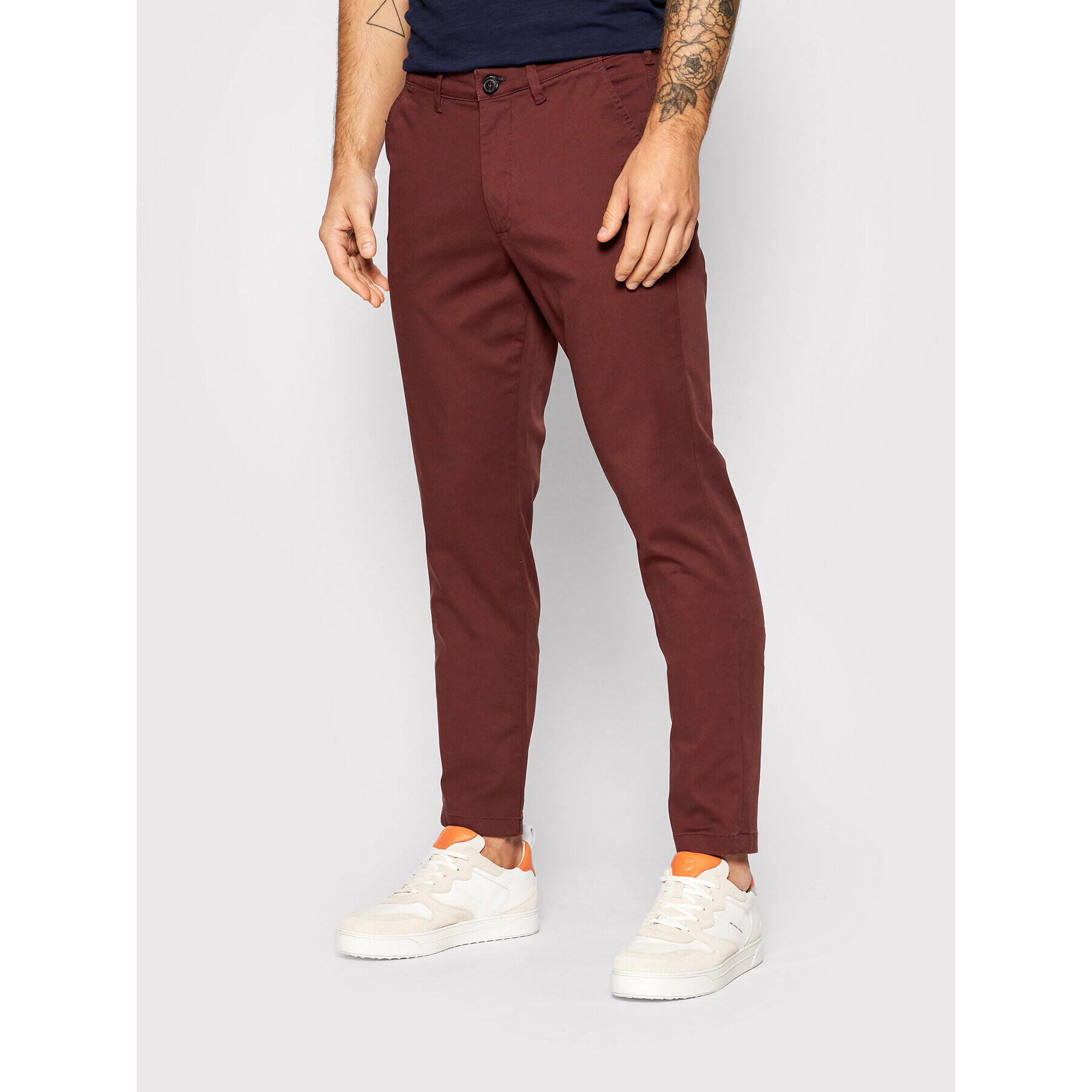 Selected Homme Chinos Miles 16074054 Barna Slim Fit - Pepit.hu