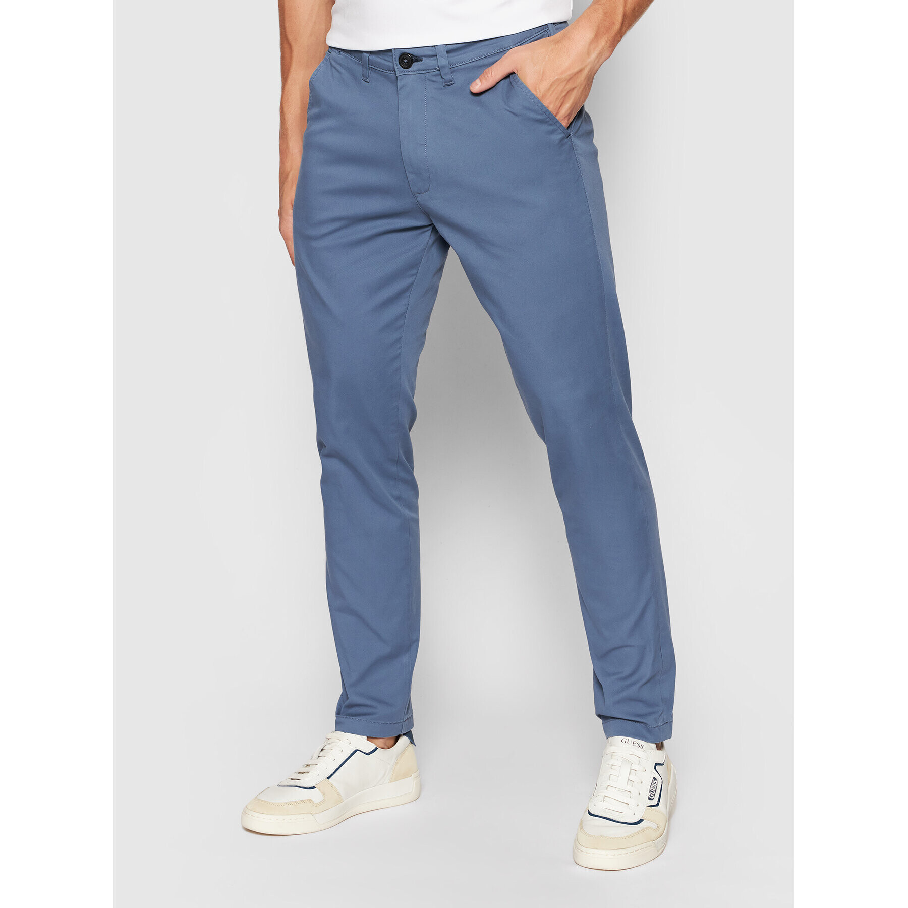 Selected Homme Chinos Miles 16074054 Kék Slim Fit - Pepit.hu