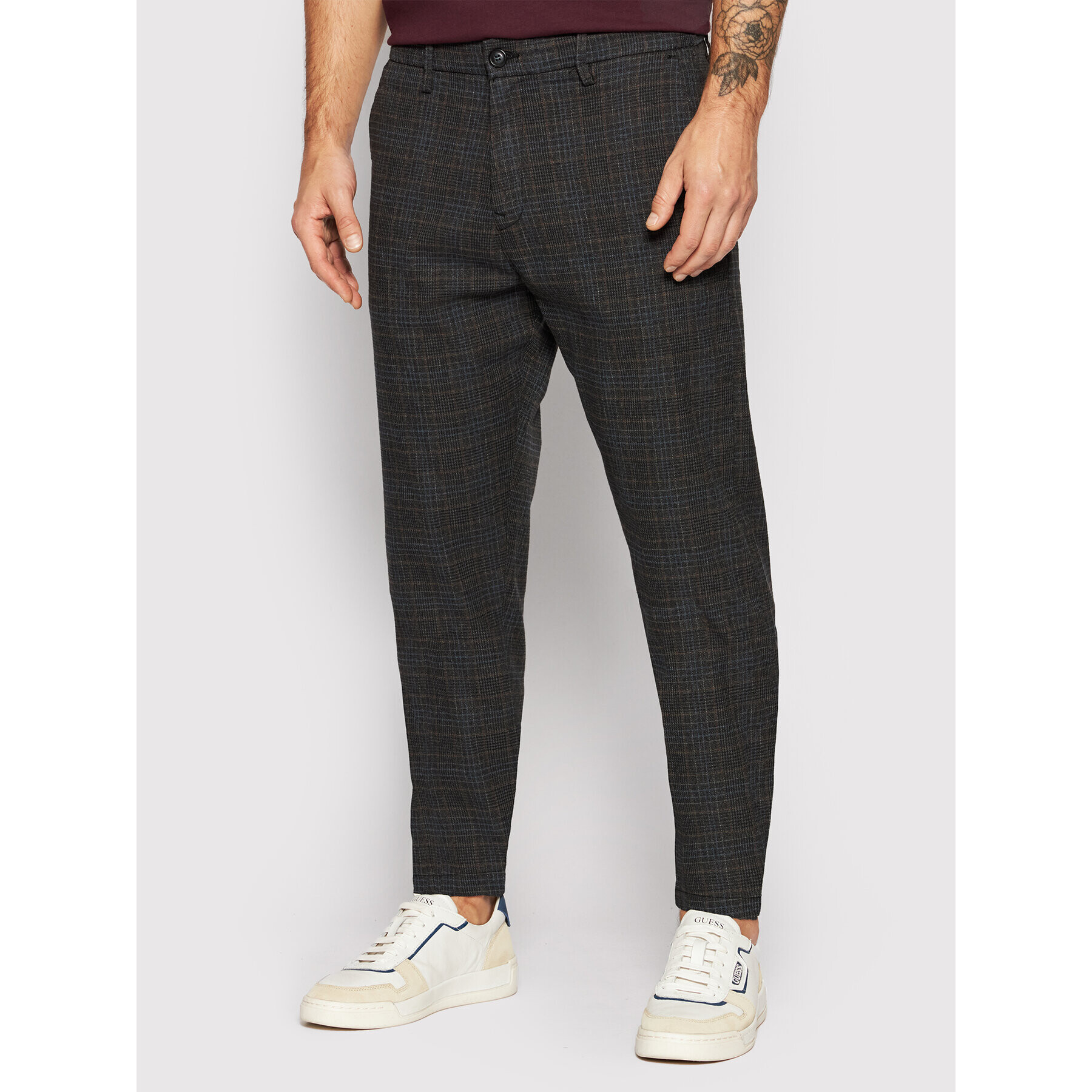 Selected Homme Chinos York 16081374 Szürke Slim Fit - Pepit.hu