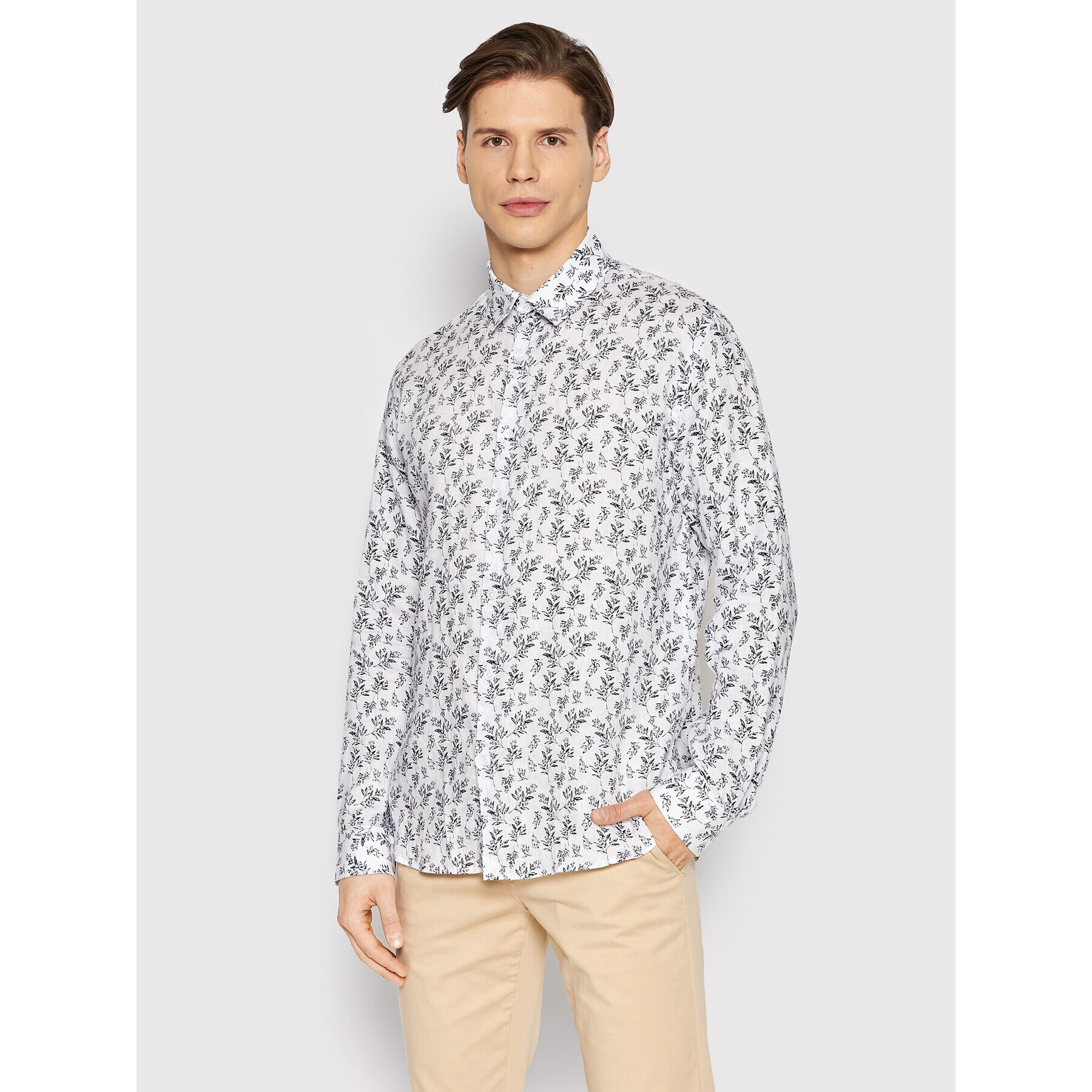 Selected Homme Ing Kylian 16083776 Fehér Regular Fit - Pepit.hu