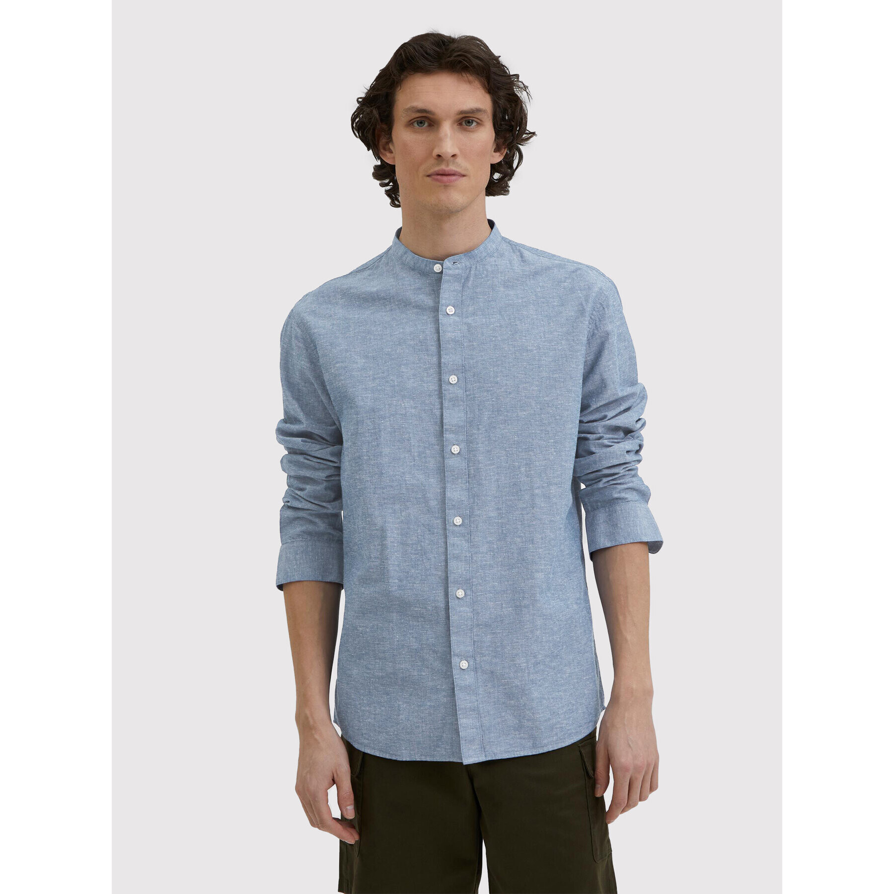 Selected Homme Ing New Linen 16079054 Kék Regular Fit - Pepit.hu