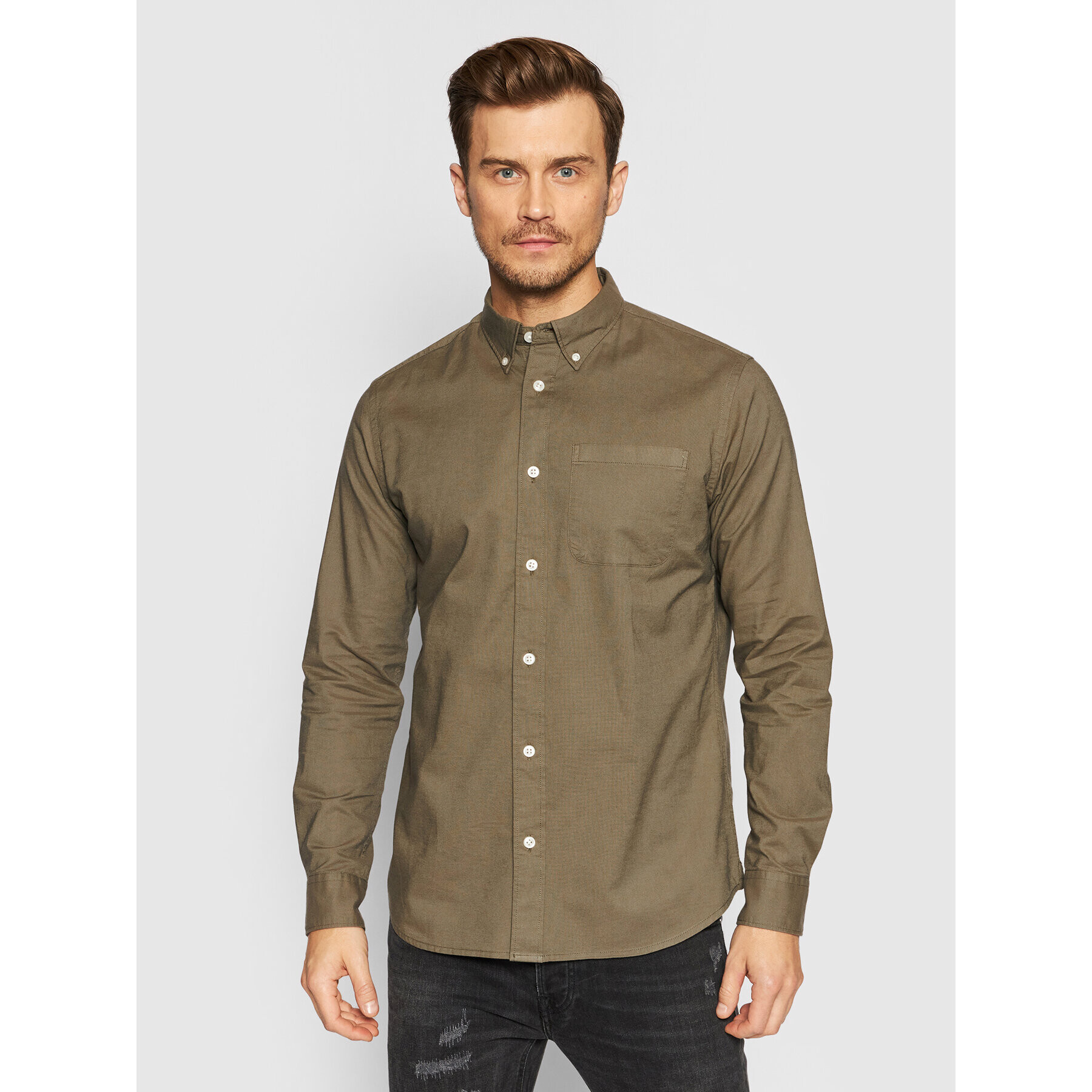 Selected Homme Ing Rick 16077359 Zöld Regular Fit - Pepit.hu