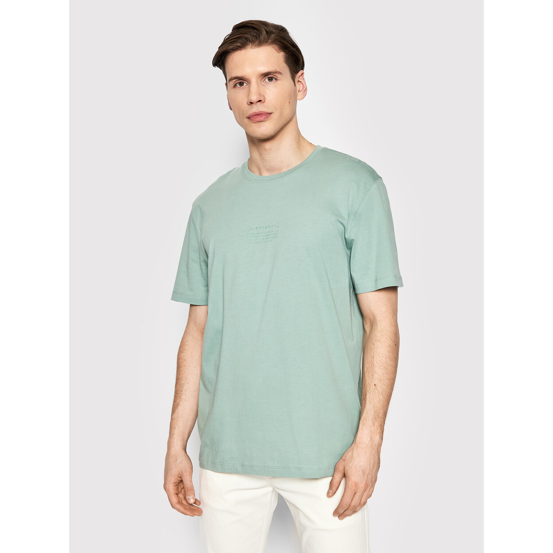 Selected Homme Póló Ventura 16083429 Zöld Relaxed Fit - Pepit.hu