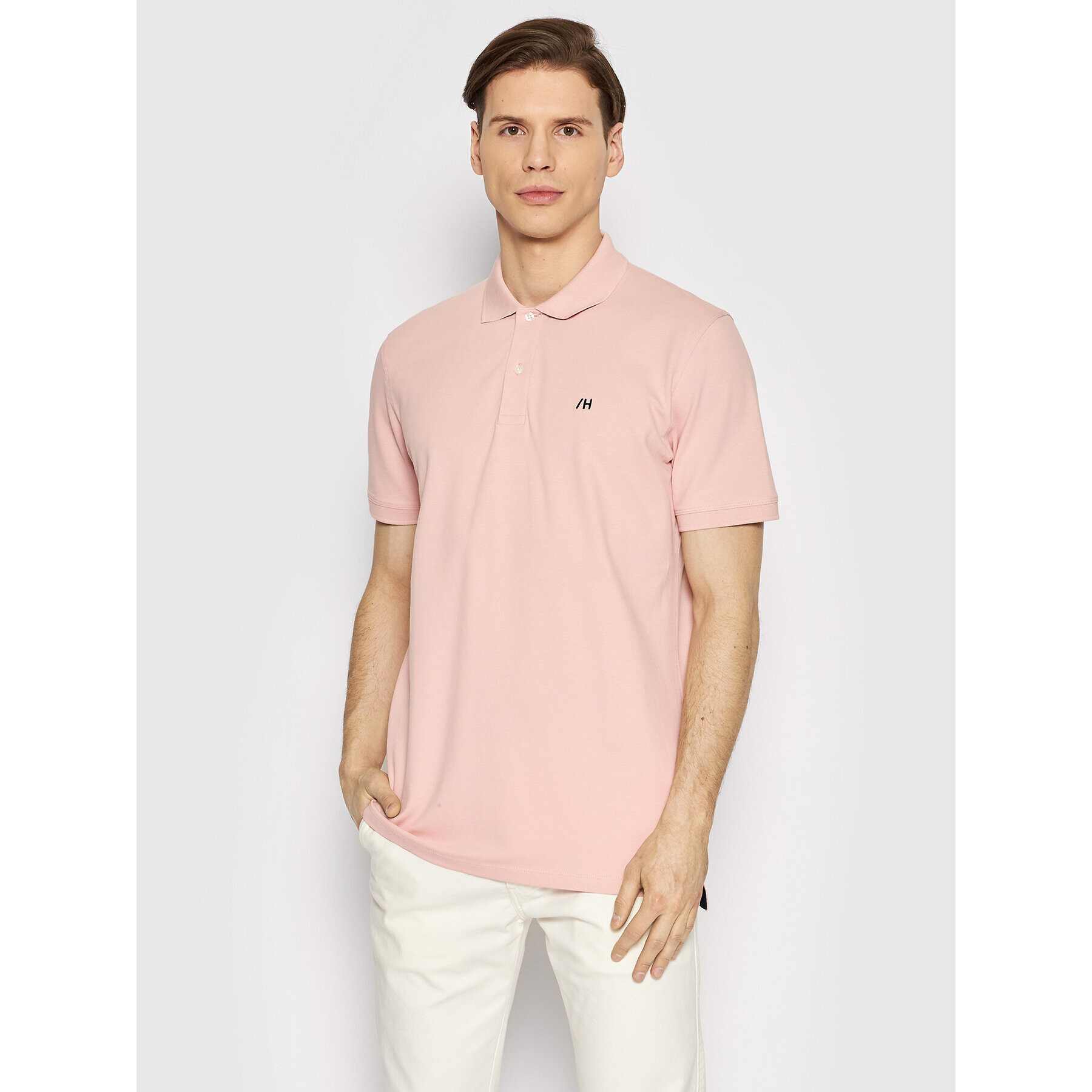 Selected Homme Pólóing Haze 16082840 Rózsaszín Regular Fit - Pepit.hu