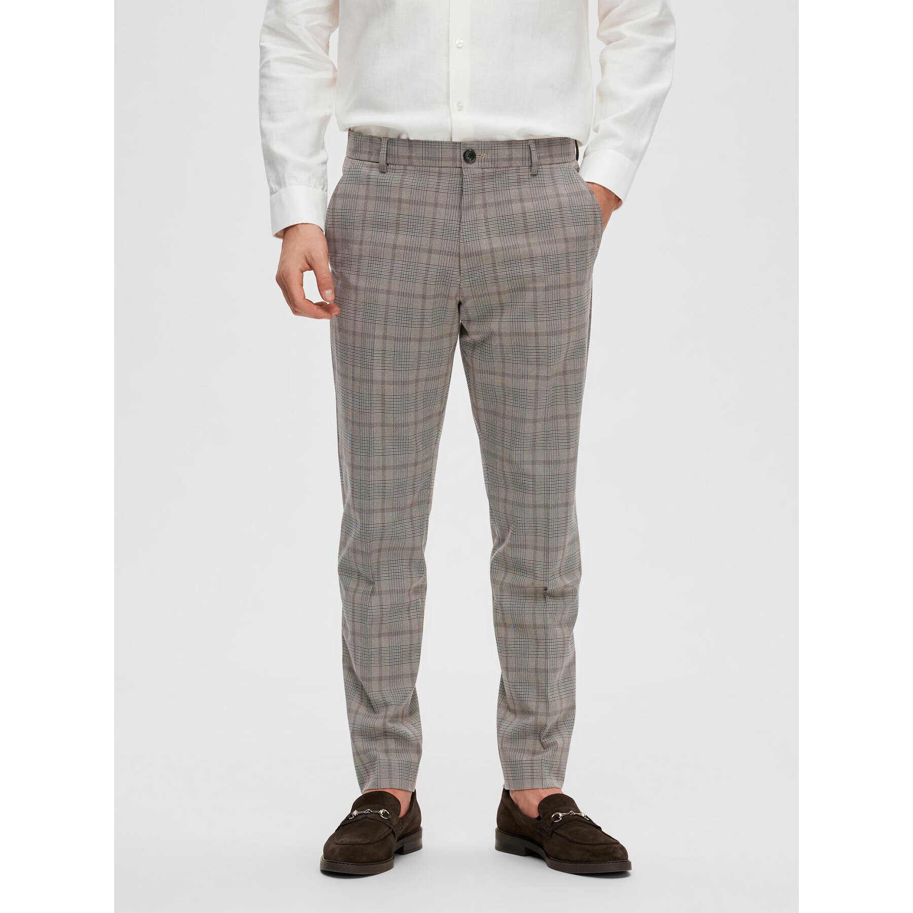 Selected Homme Szövet nadrág 16088502 Szürke Slim Fit - Pepit.hu