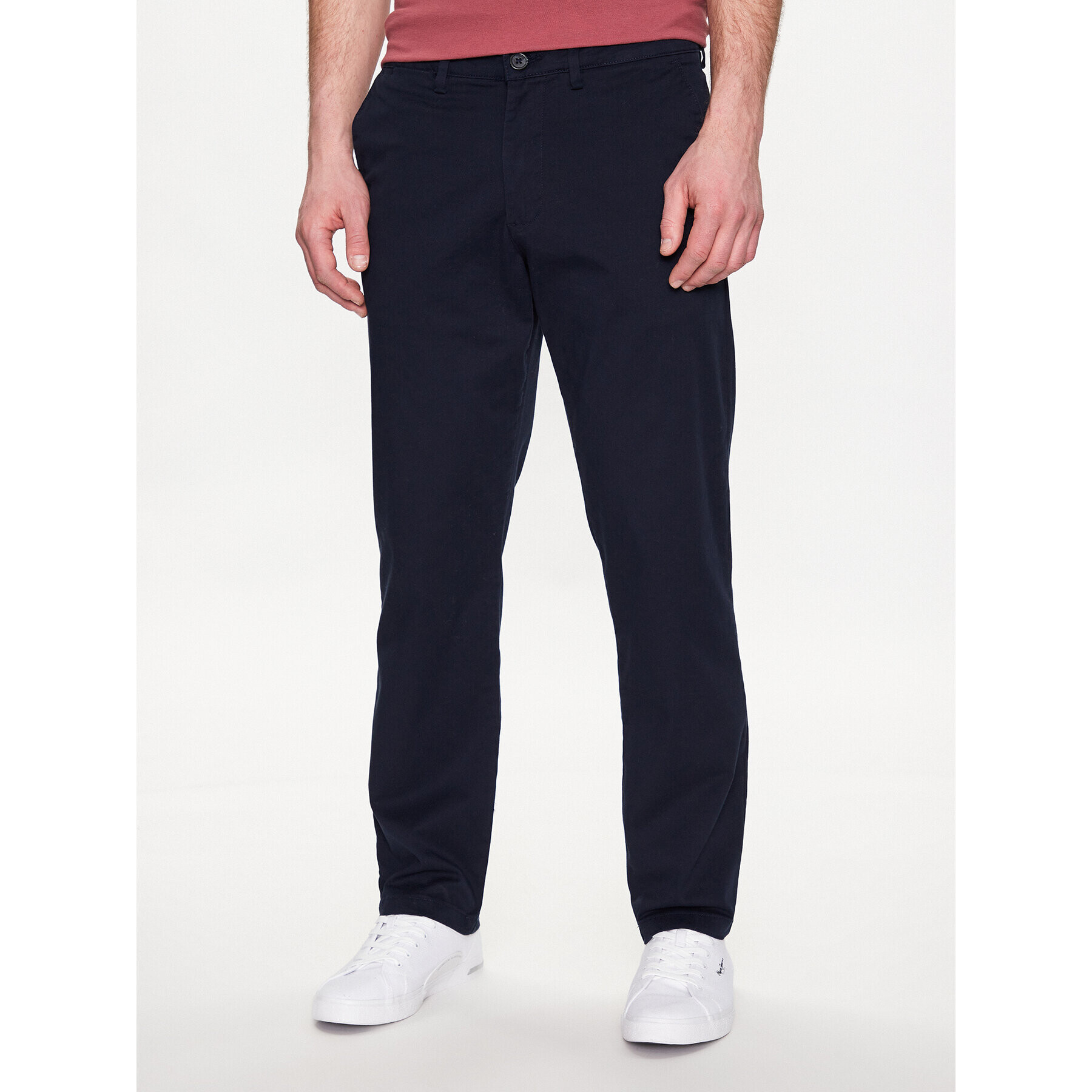 Selected Homme Chinos 16087665 Sötétkék Straight Fit - Pepit.hu