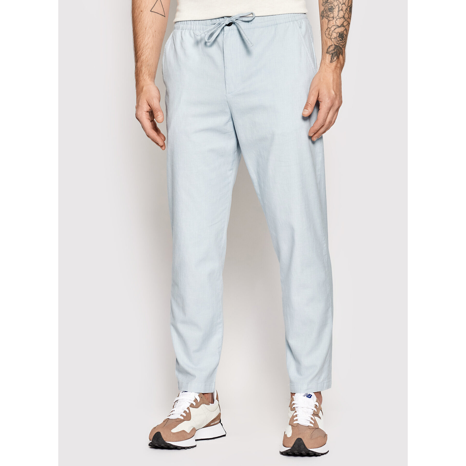 Selected Homme Szövet nadrág Newton 16083584 Kék Slim Fit - Pepit.hu