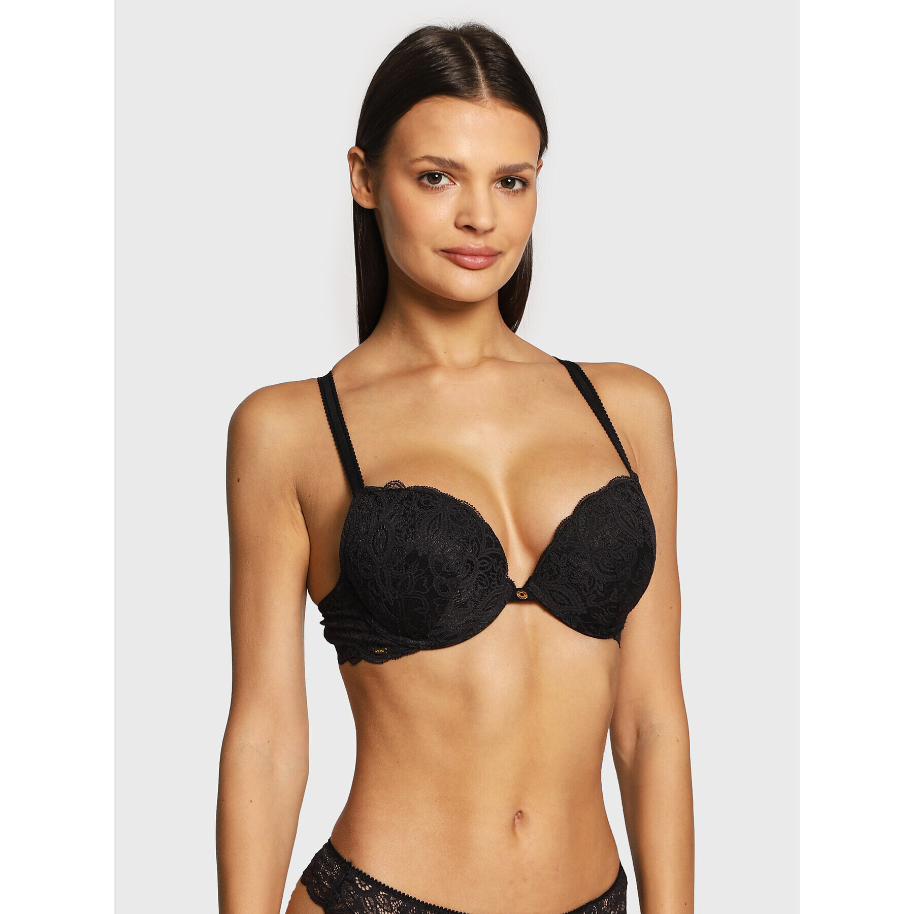 Selmark Push up melltartó Francesca 60929 Fekete - Pepit.hu