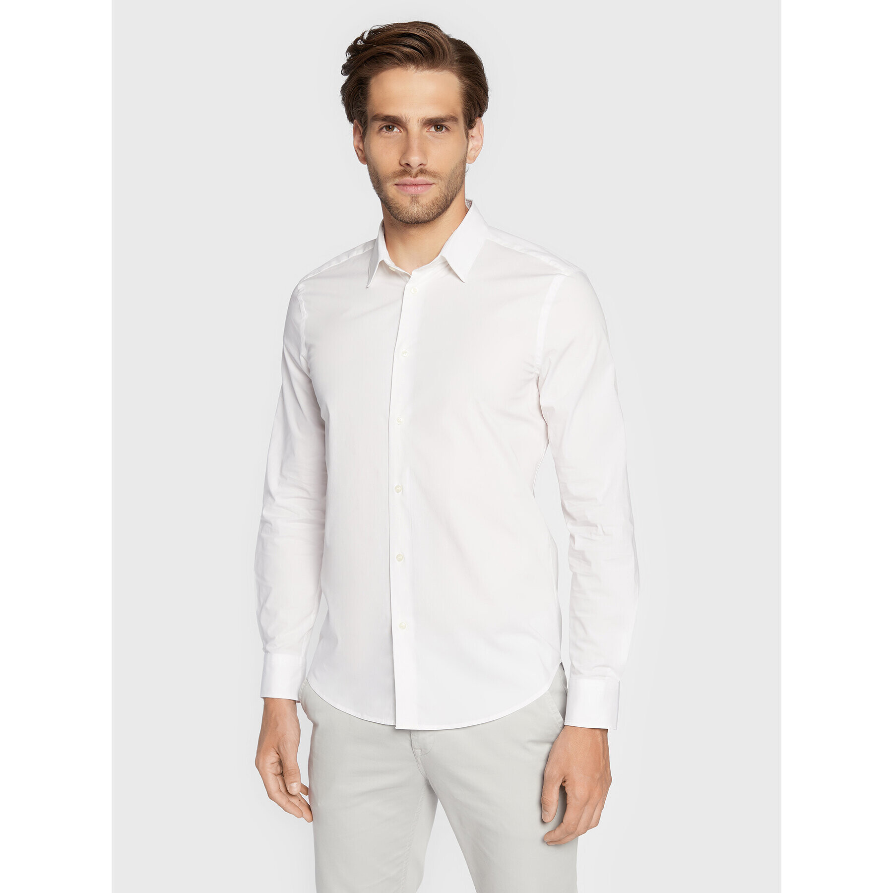 Sisley Ing 5CNX5QL19 Fehér Slim Fit - Pepit.hu