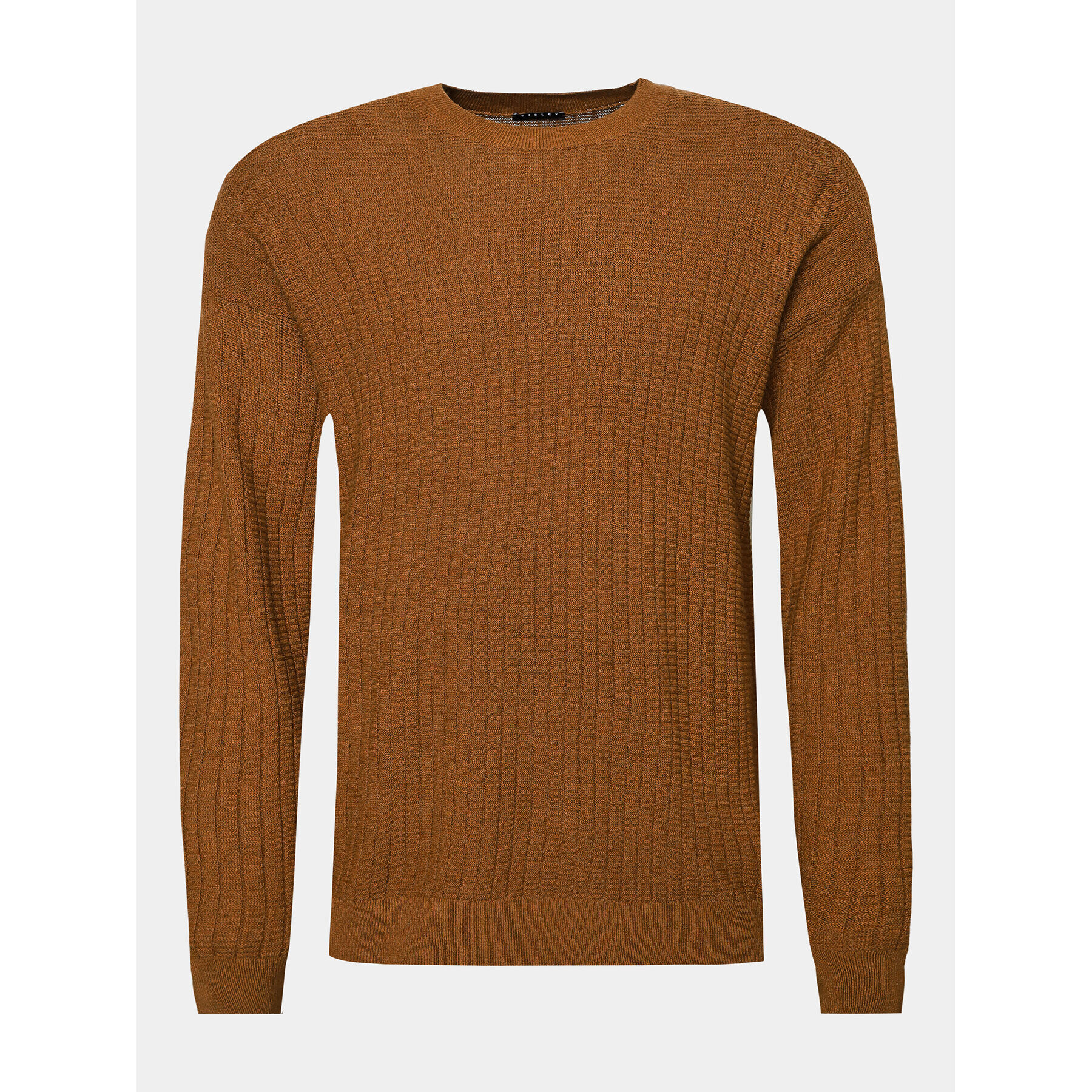 Sisley Sweater 1041T102A Barna Regular Fit - Pepit.hu