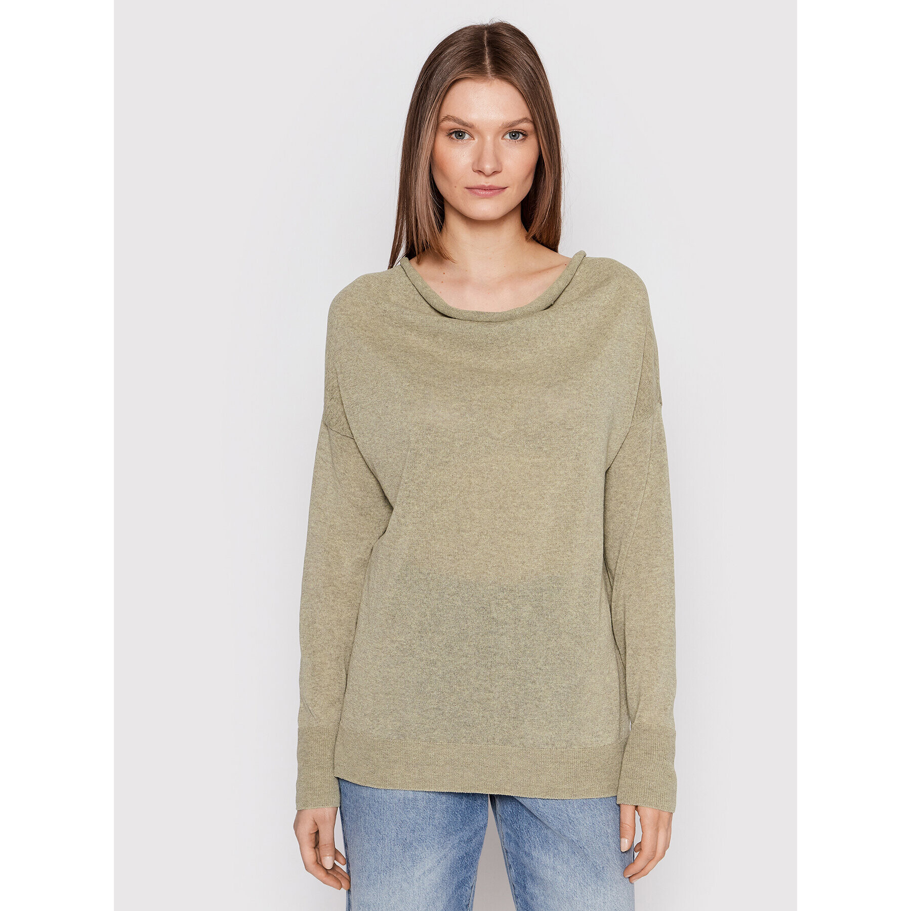 Sisley Sweater 108NM100Y Szürke Regular Fit - Pepit.hu