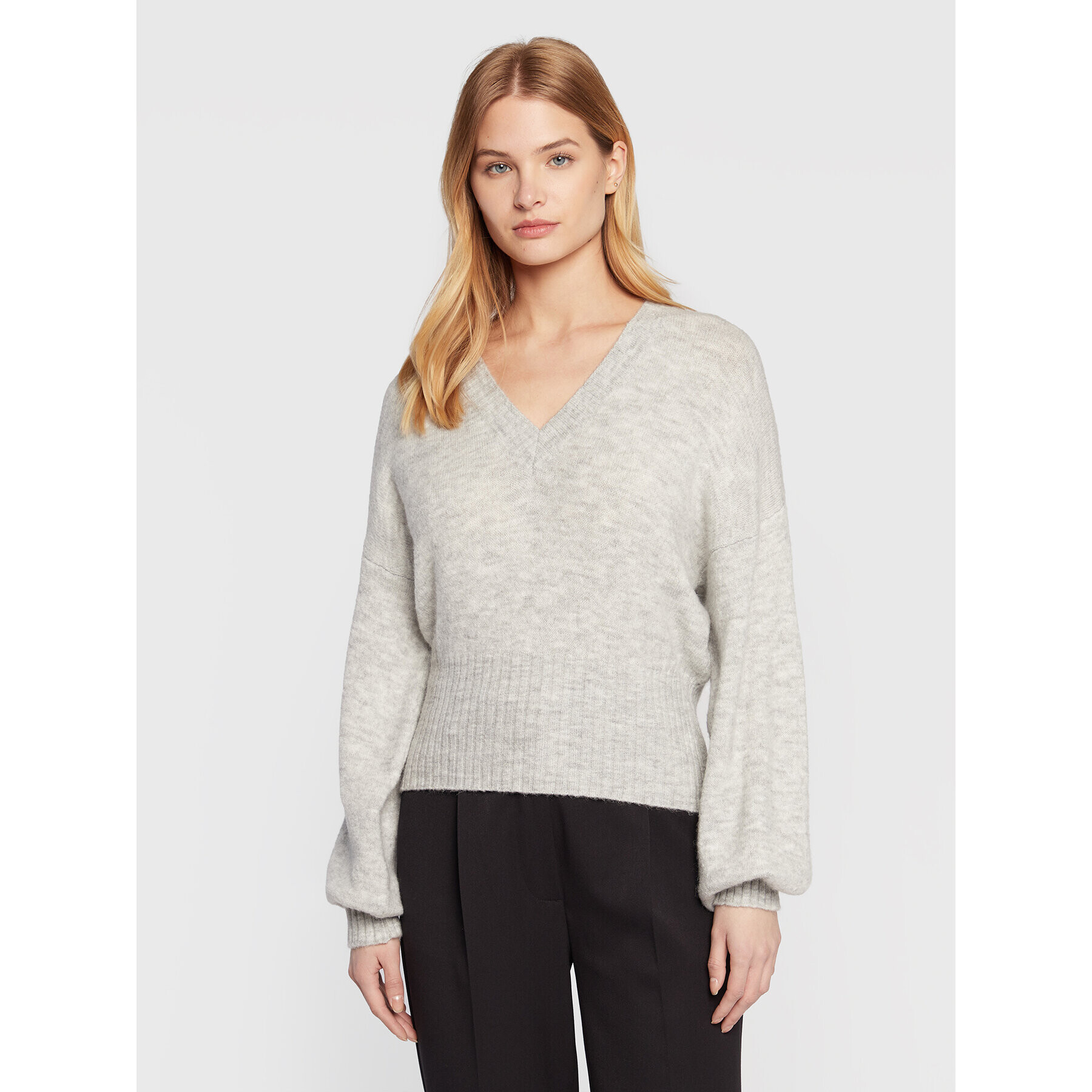 Sisley Sweater 109RM400A Szürke Regular Fit - Pepit.hu