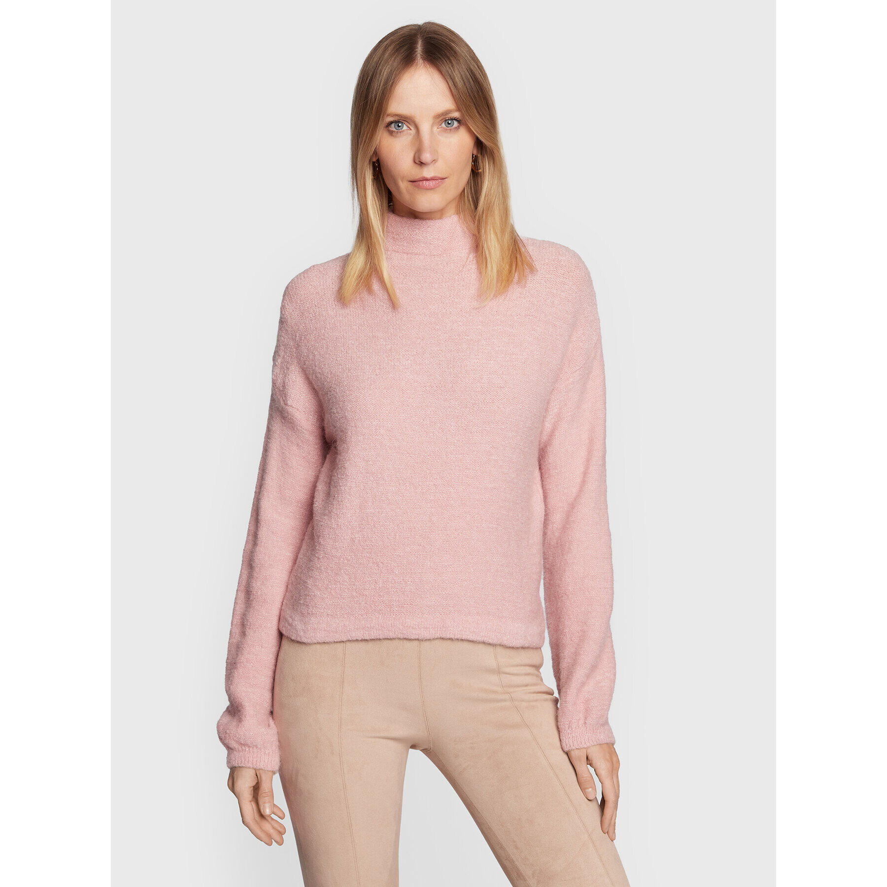 Sisley Sweater 1142M200M Rózsaszín Regular Fit - Pepit.hu