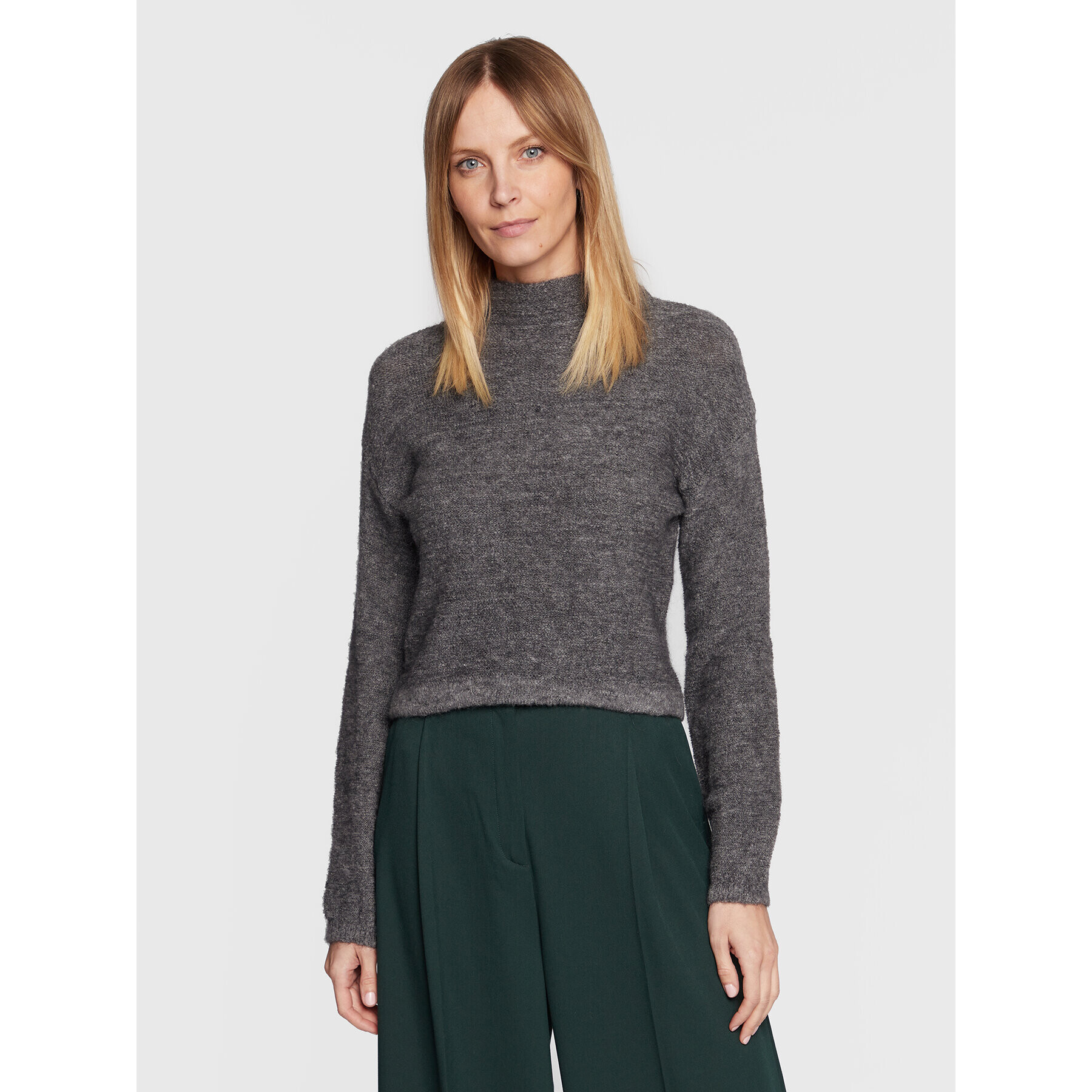 Sisley Sweater 1142M200M Szürke Regular Fit - Pepit.hu