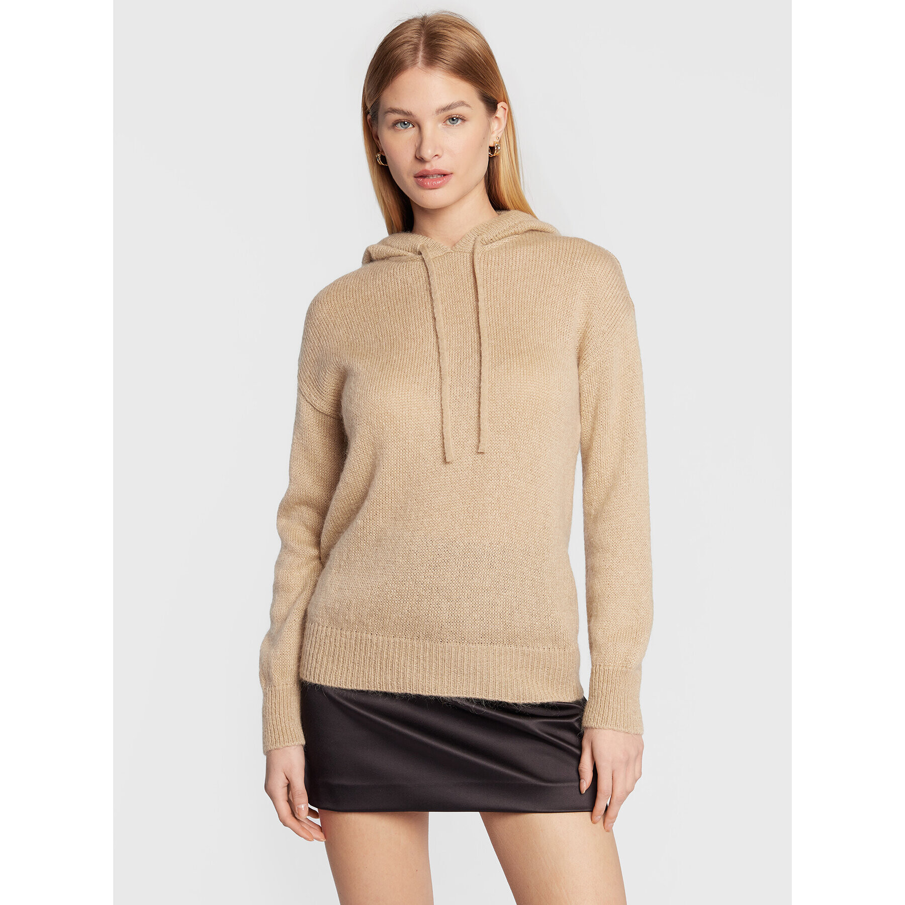 Sisley Sweater 1242M200O Bézs Regular Fit - Pepit.hu