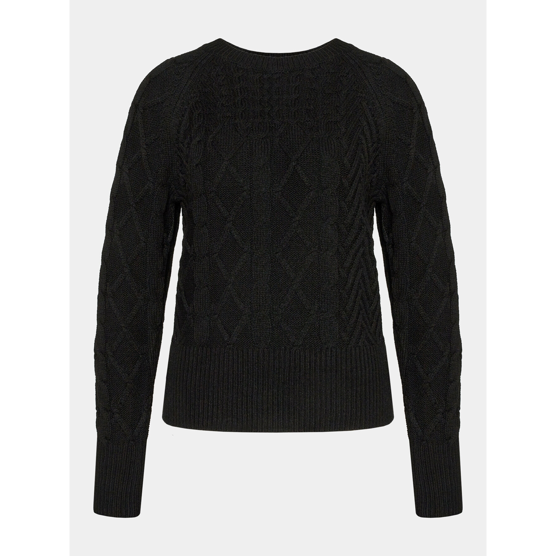 Sisley Sweater 17L3M103W Fekete Boxy Fit - Pepit.hu