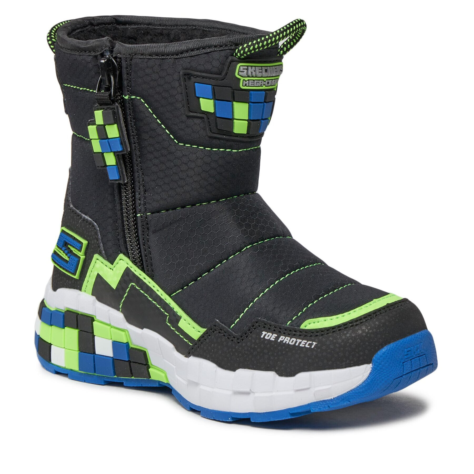 Skechers Bakancs Mega-Craft Cuboforce 402198L/BBLM Fekete - Pepit.hu