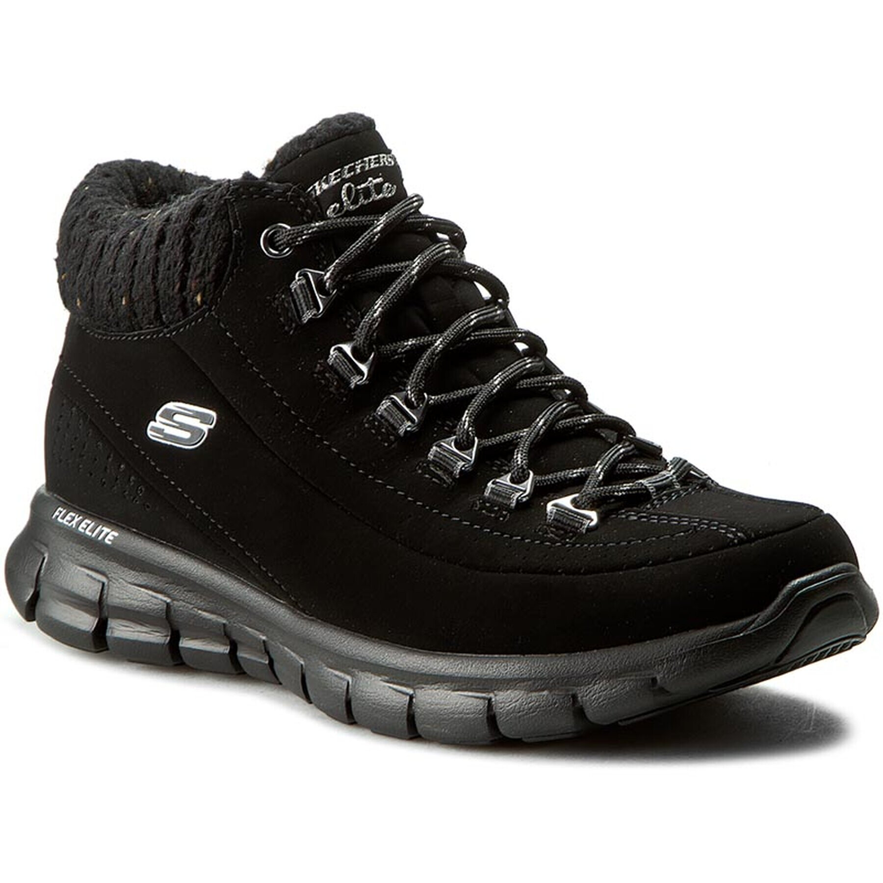 Skechers Bakancs Winter Nights 12122/BBK Fekete - Pepit.hu